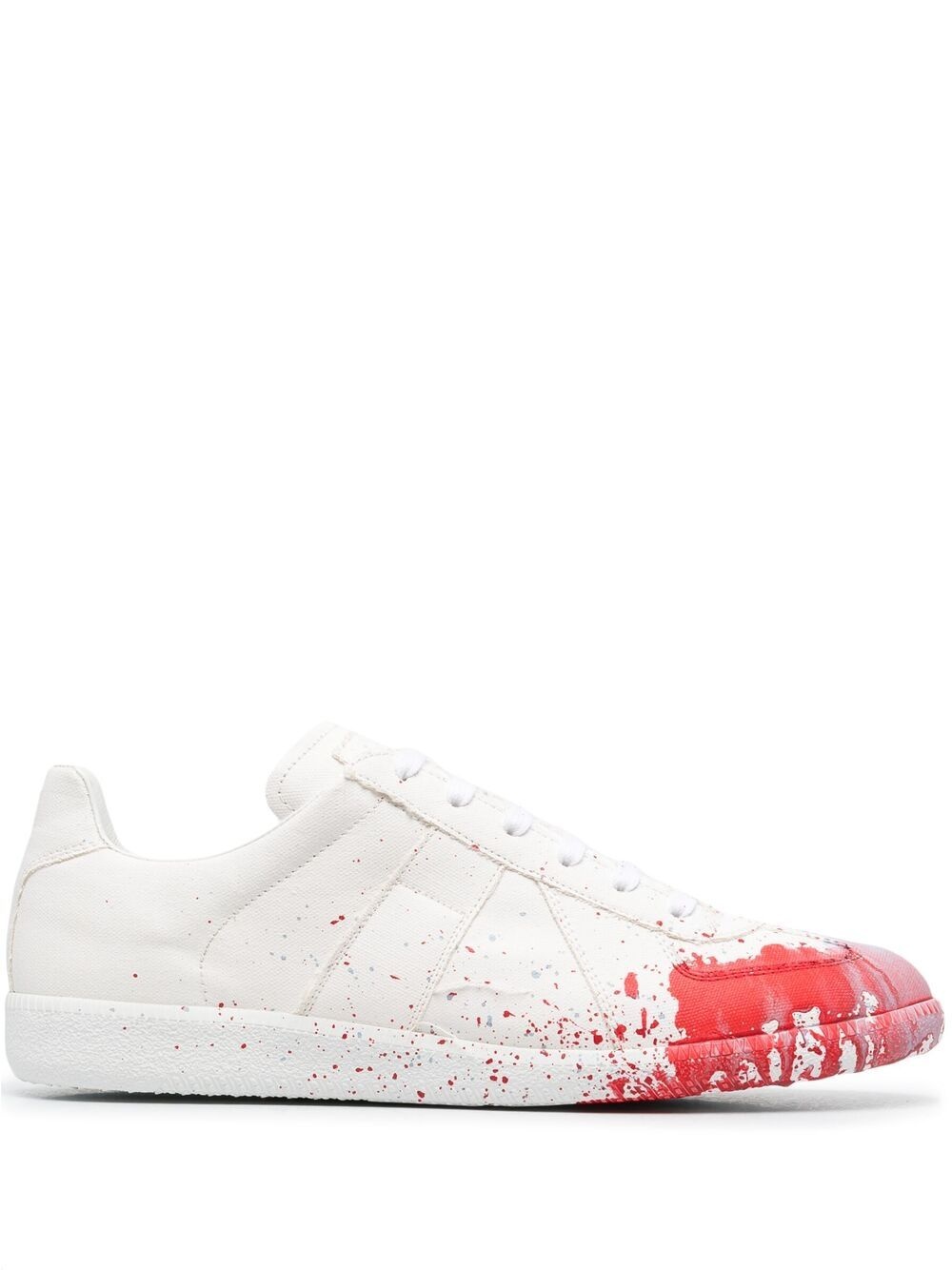 Replica paint-splatter sneakers - 1