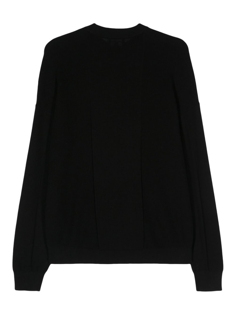 EMPORIO ARMANI ribbed cotton jumper outlook