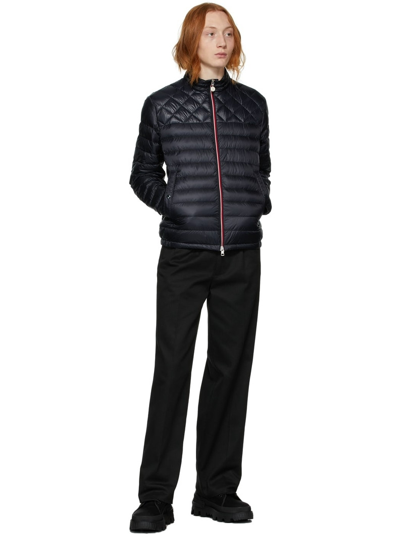 Moncler Navy Down Benamou Jacket outlook