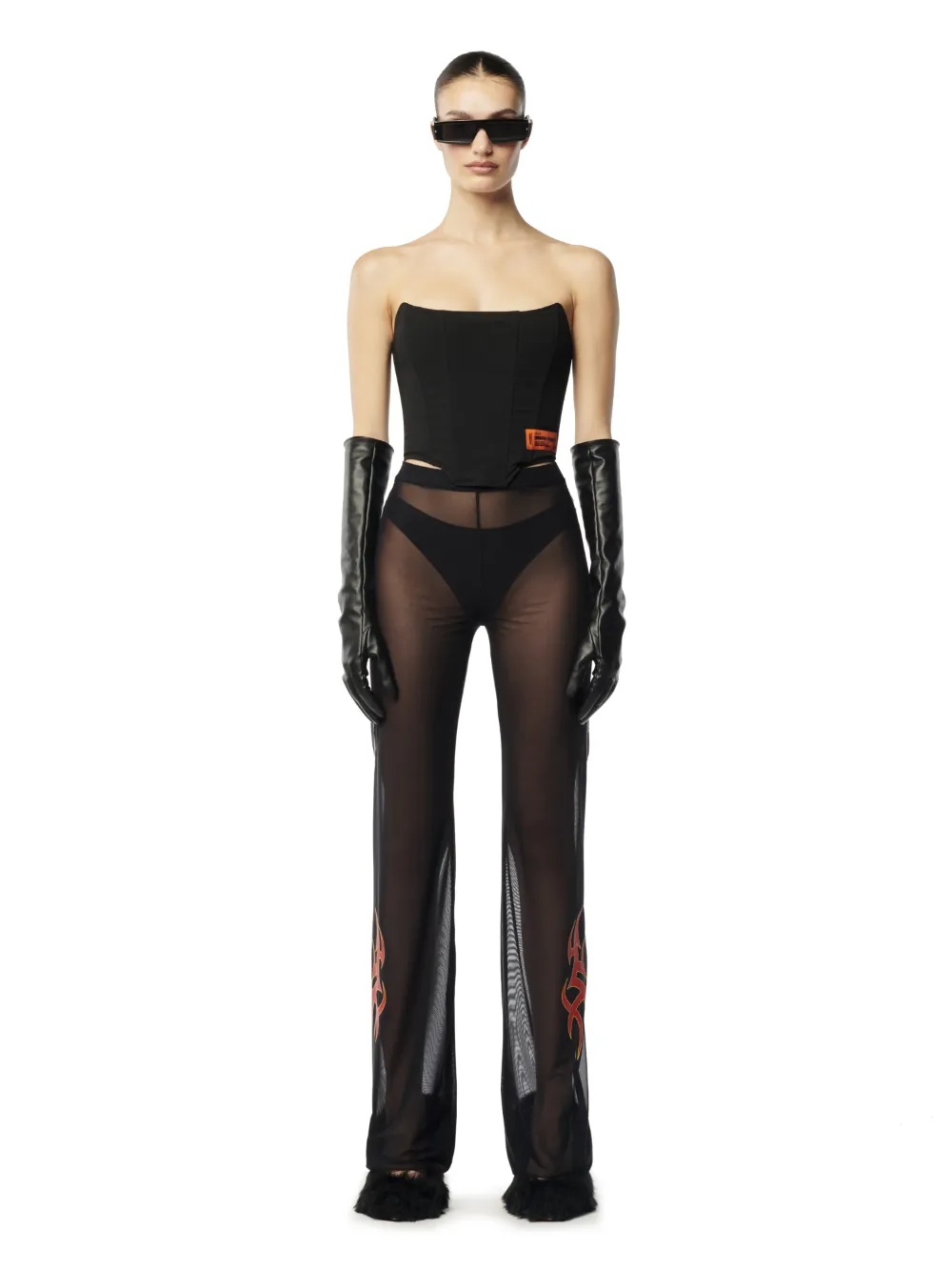 Hp Gothic Mesh Pants - 2