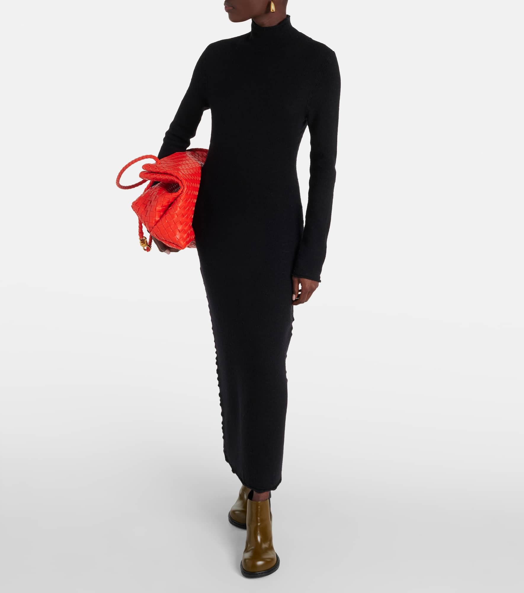 Knitted wool maxi dress - 2