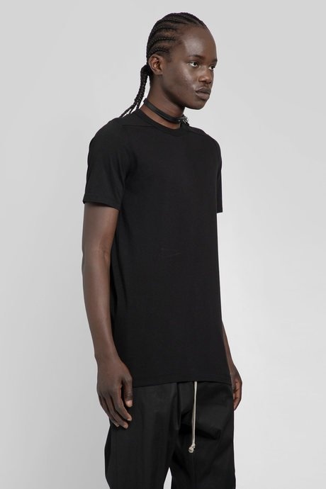 Rick owens men's black fogachine level t in classic cotton jersey - 2