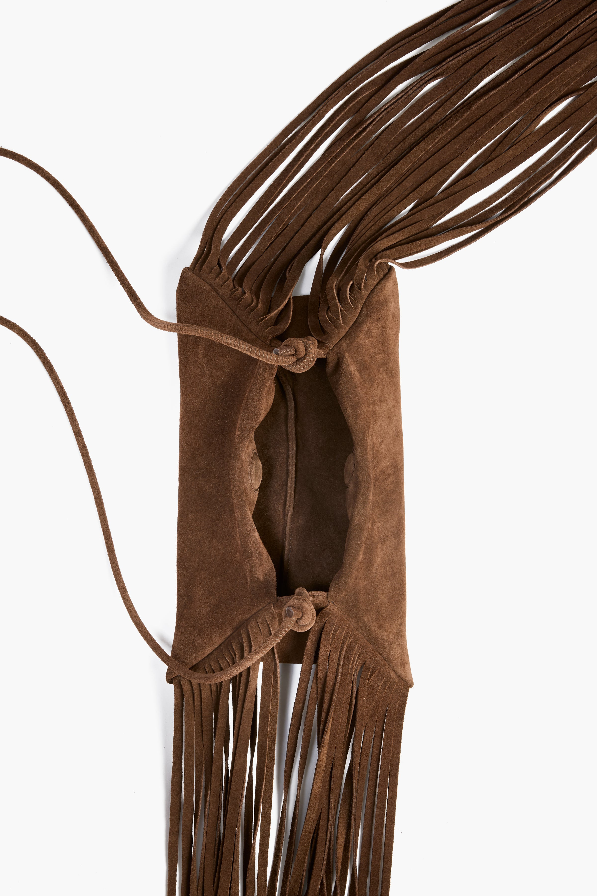 ORIGAMI WITH FRINGE MINI BAG - 3