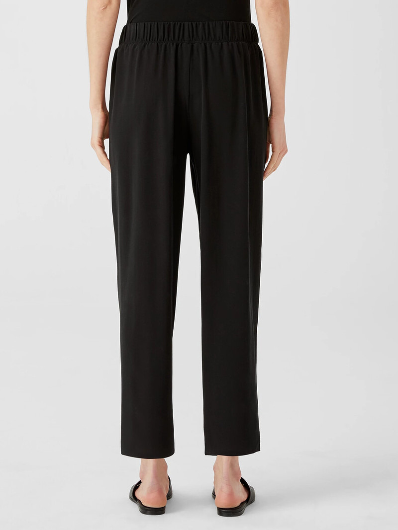 Silk Georgette Crepe Pleated Pant 3