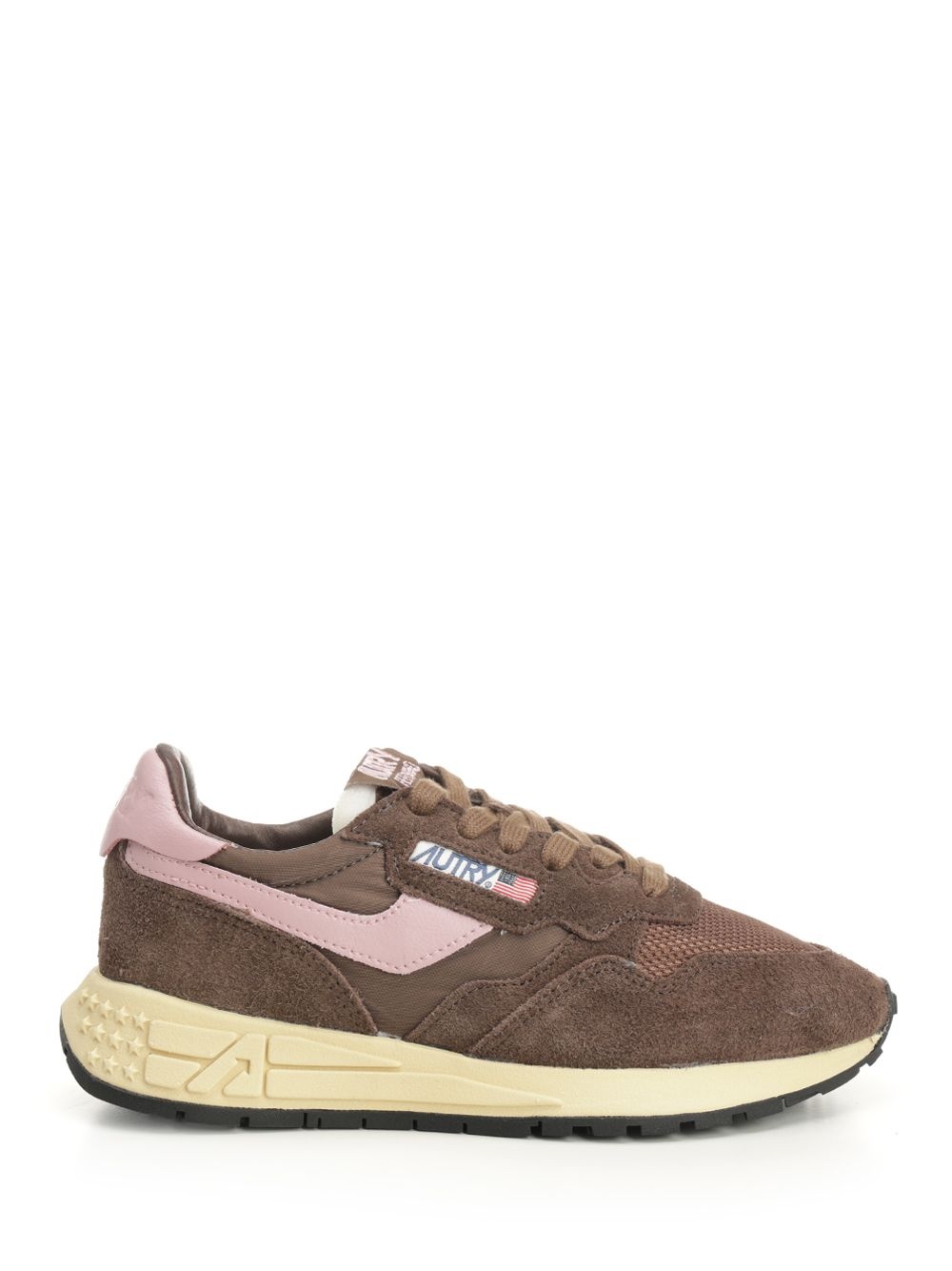 Reelwind Low Wom Ut12 Suede/Net Plugh/Zephyr Sneakers Brown - 1