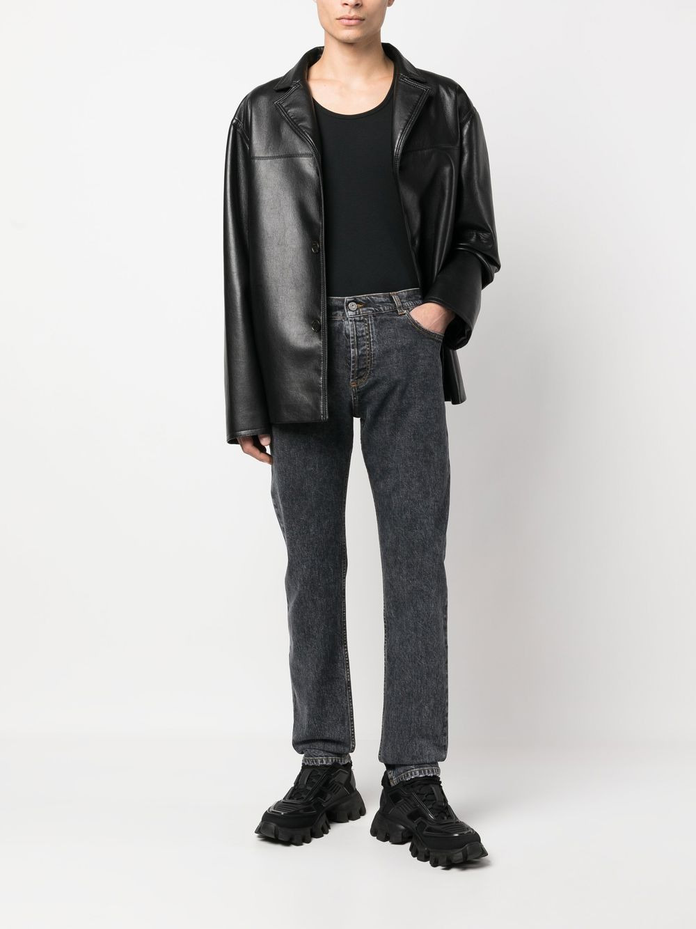 regular-leg mid-rise jeans - 2