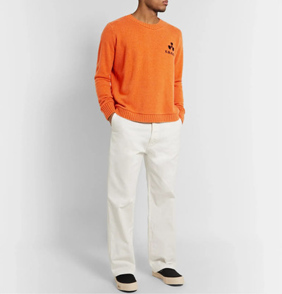 The Elder Statesman Total Meltdown Intarsia Cashmere Sweater outlook