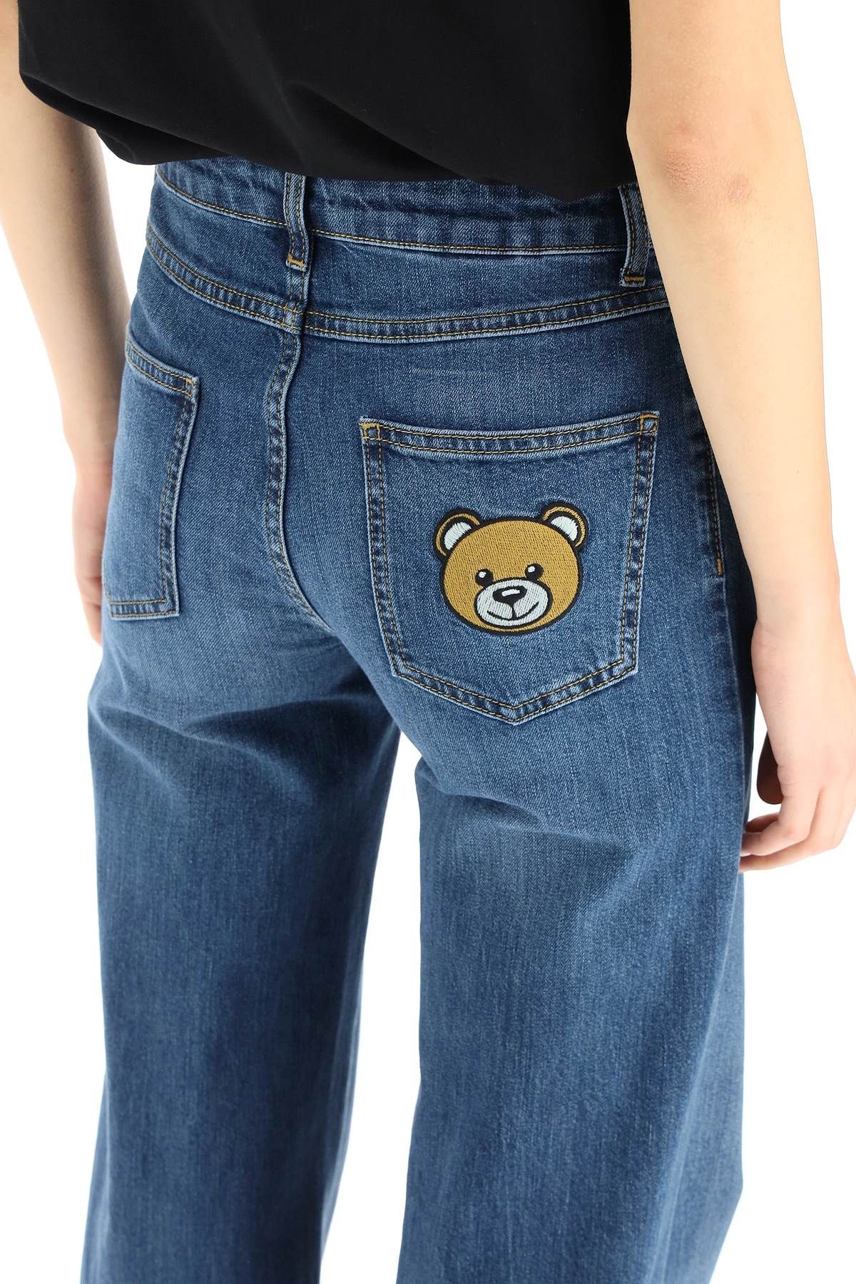 TEDDY BEAR FLARE JEANS - 5