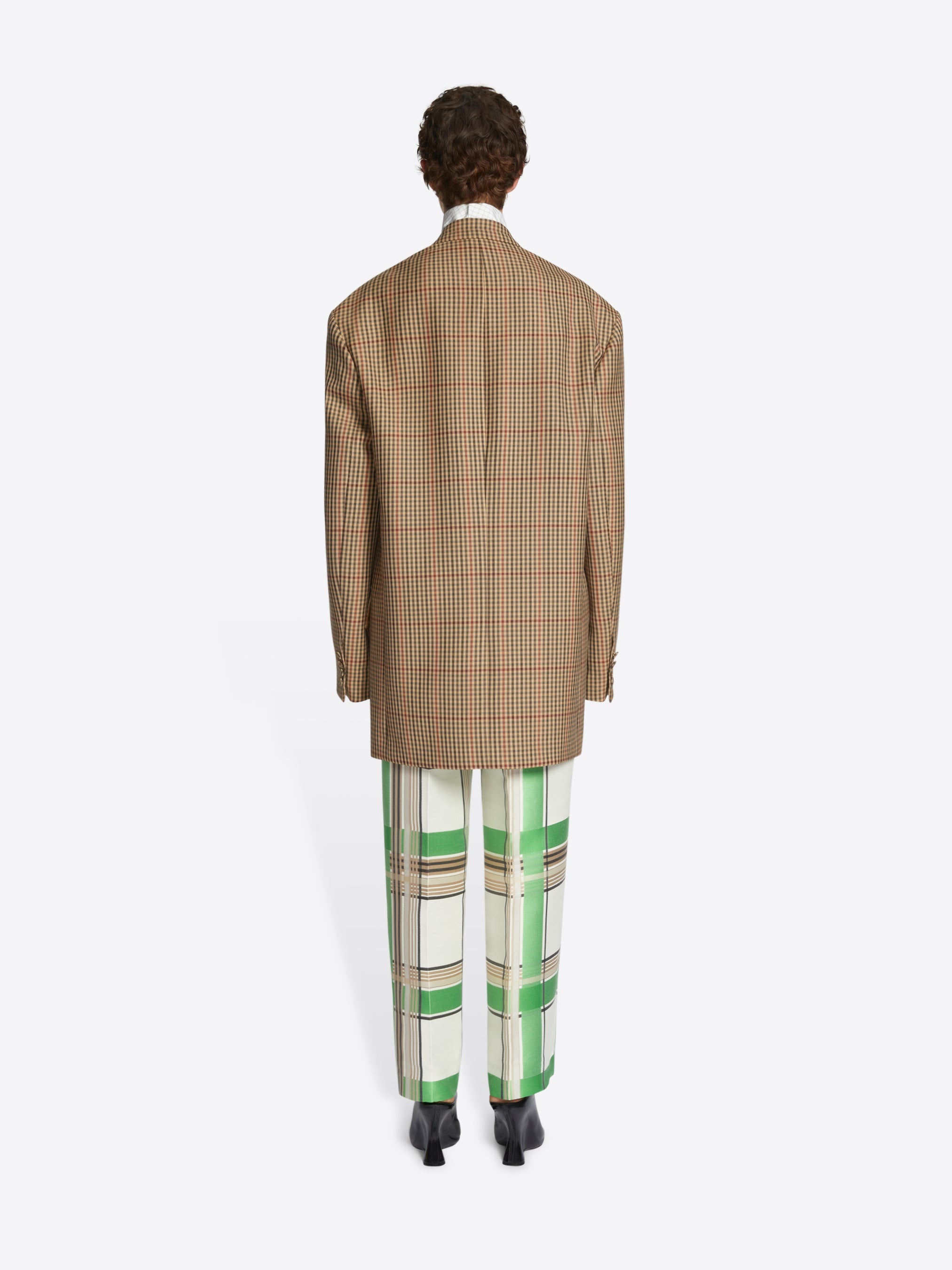 CHECKED BLAZER - 4