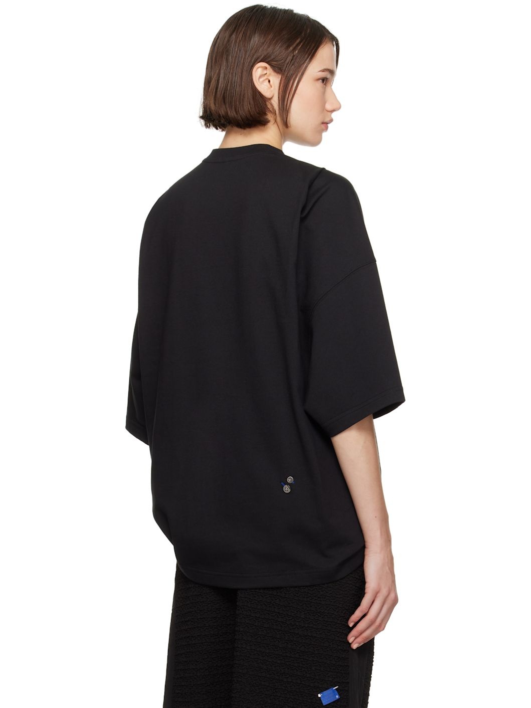 【ADER ERROR】 Tetright Product. 46 ADER error Black Tetraight Product. 46 T-shirt ADER error
