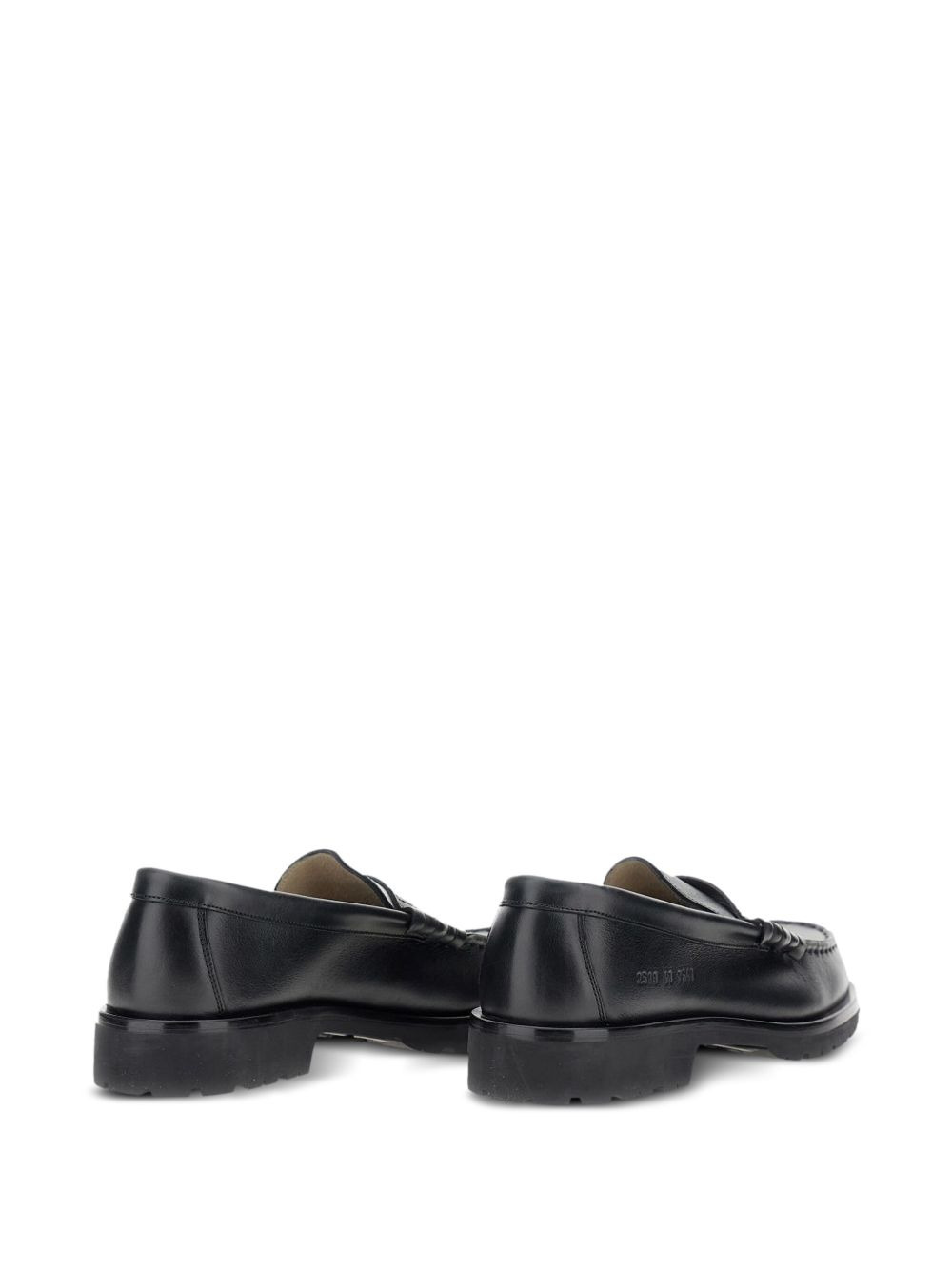 penny leather loafers - 4