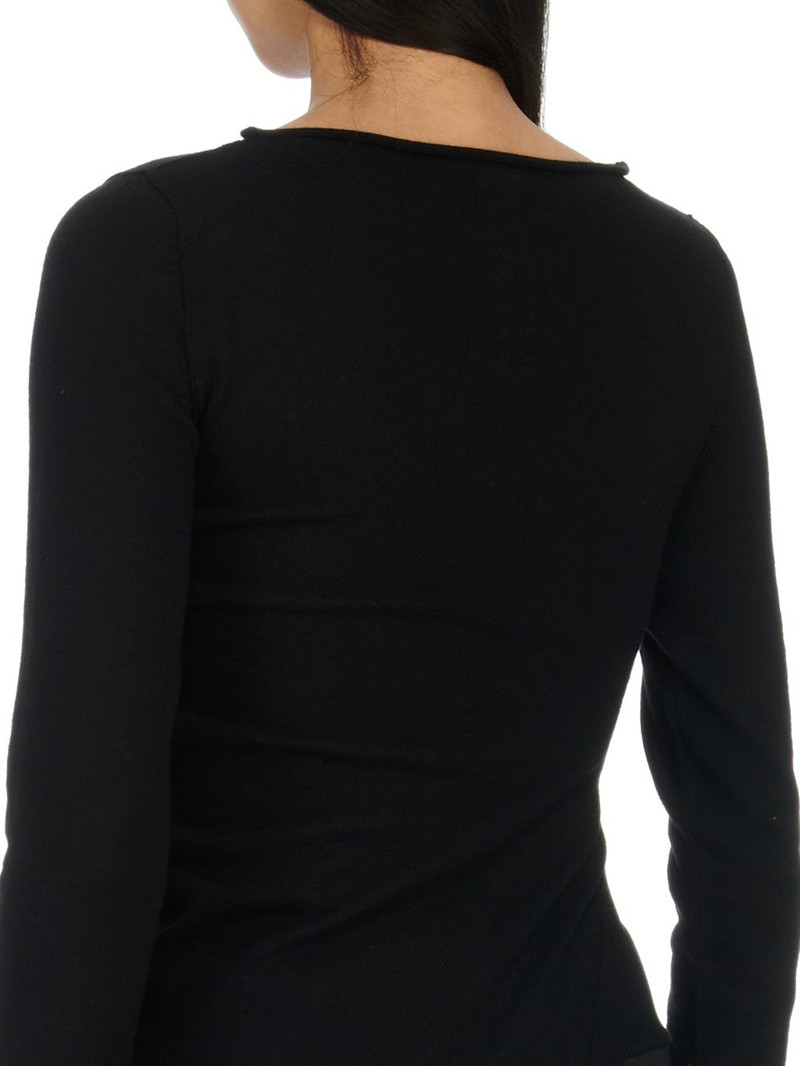 Rick Owens Elongated Asymmetric Knit Top outlook