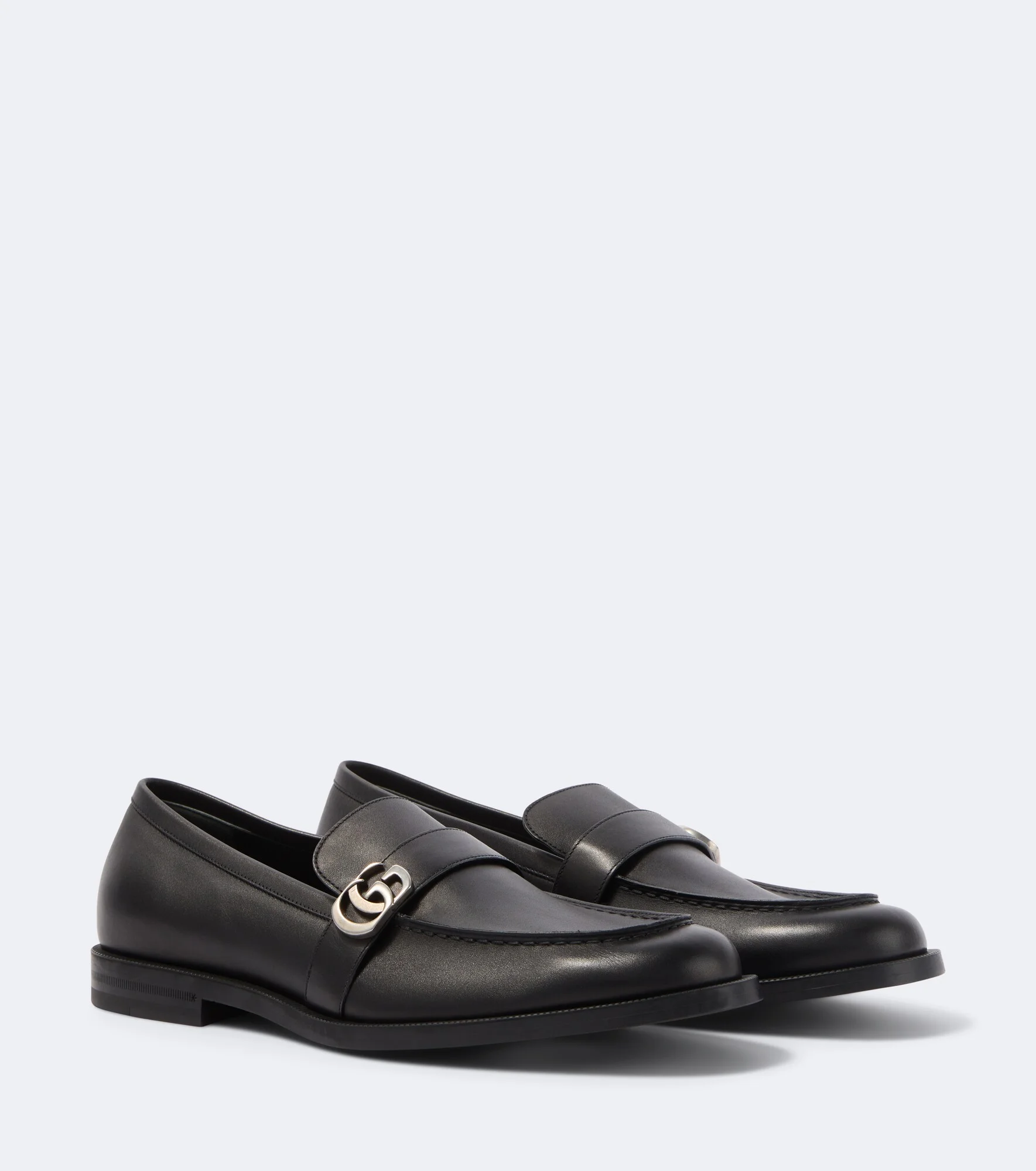 Double G leather loafers - 1