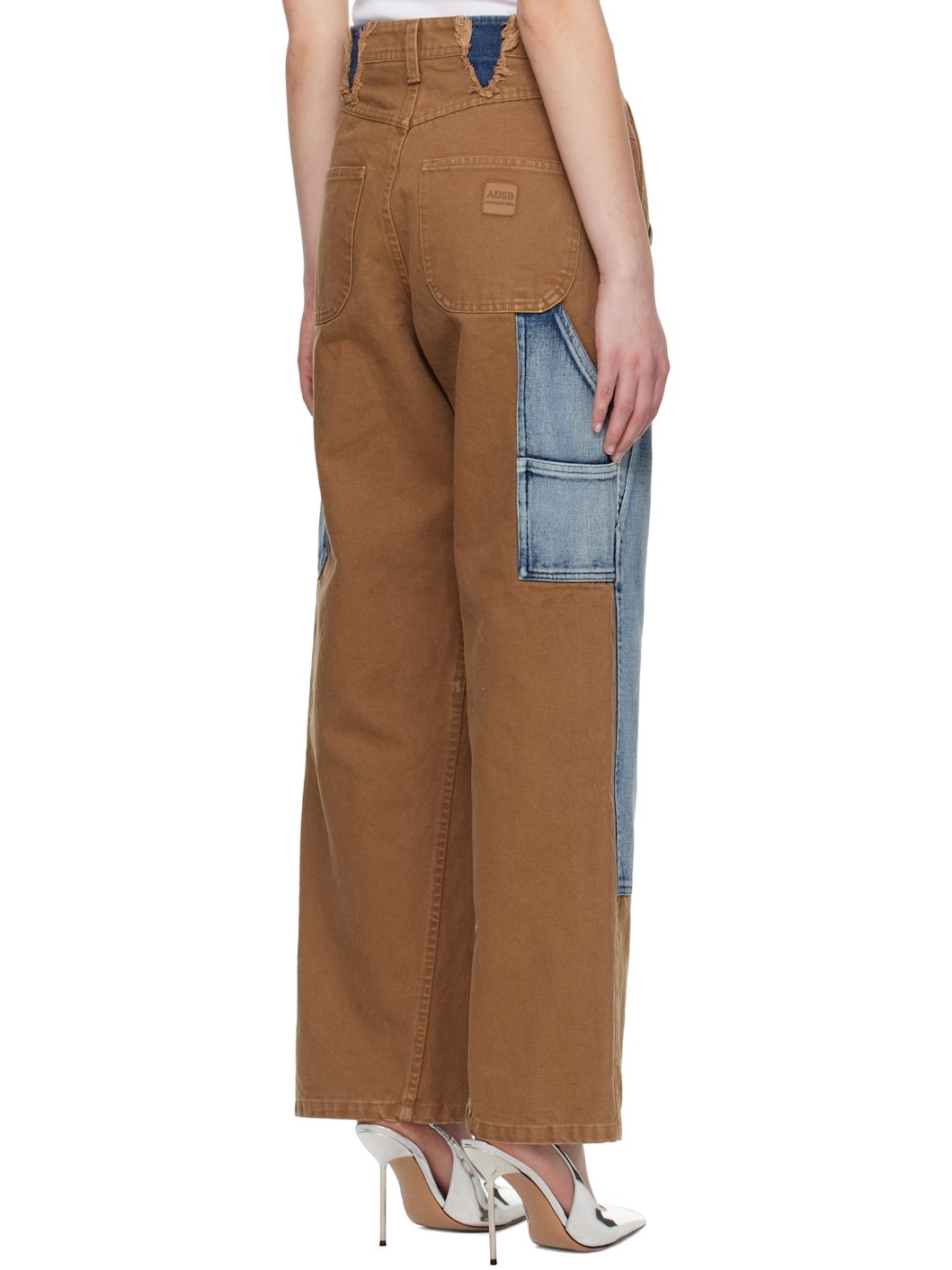 Brown & Blue Re-Make Carpenter Jeans - 3