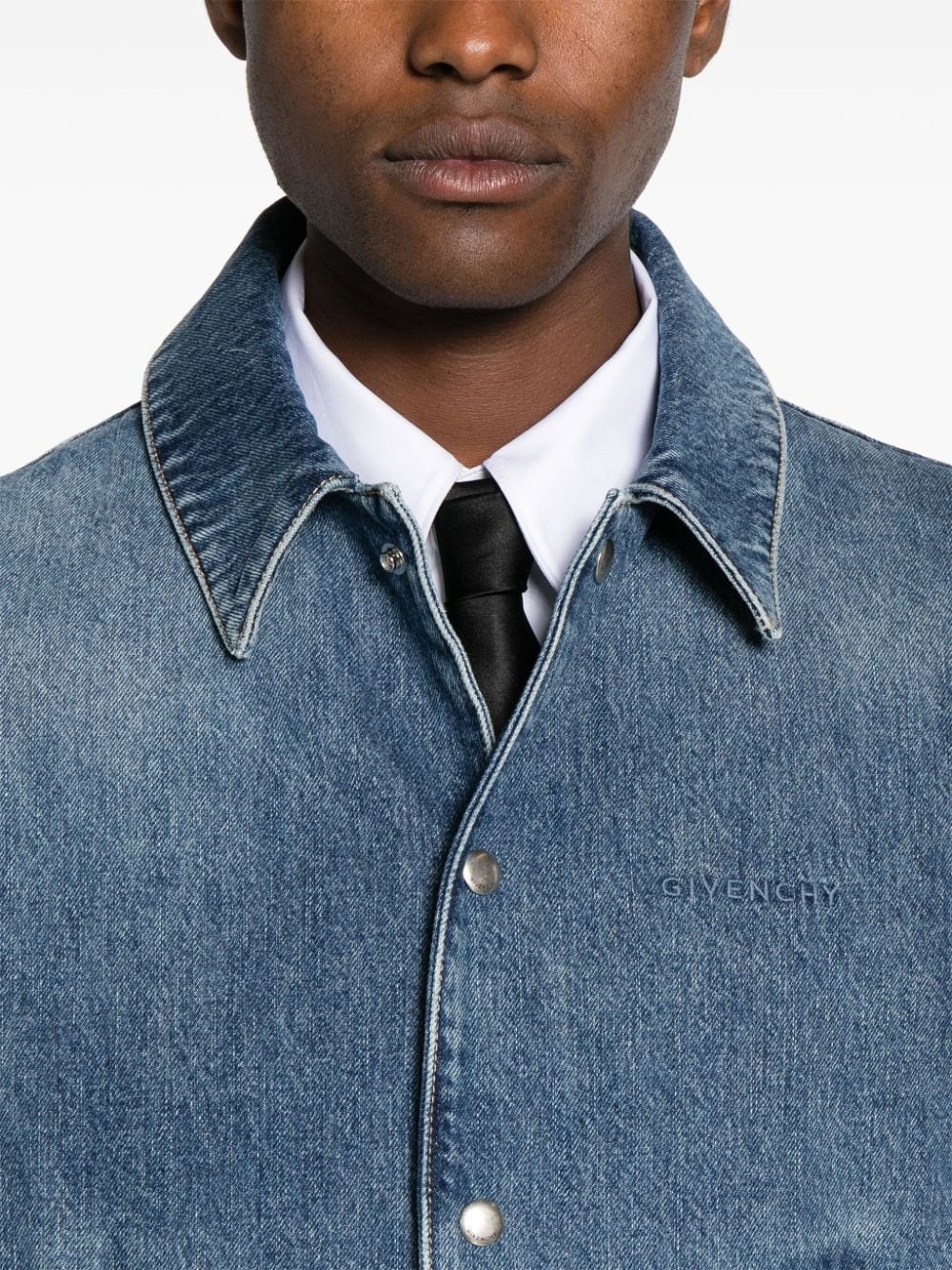 Givenchy Men Denim Cotton Vest - 3