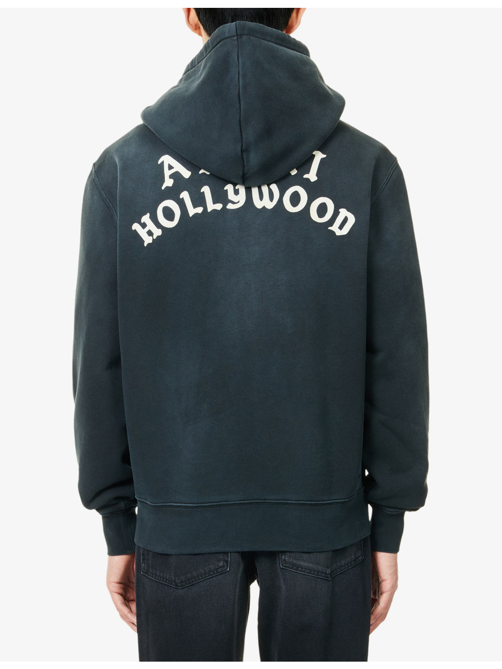 Holly Embossed-Logo Cotton-Jersey Hoody - 4