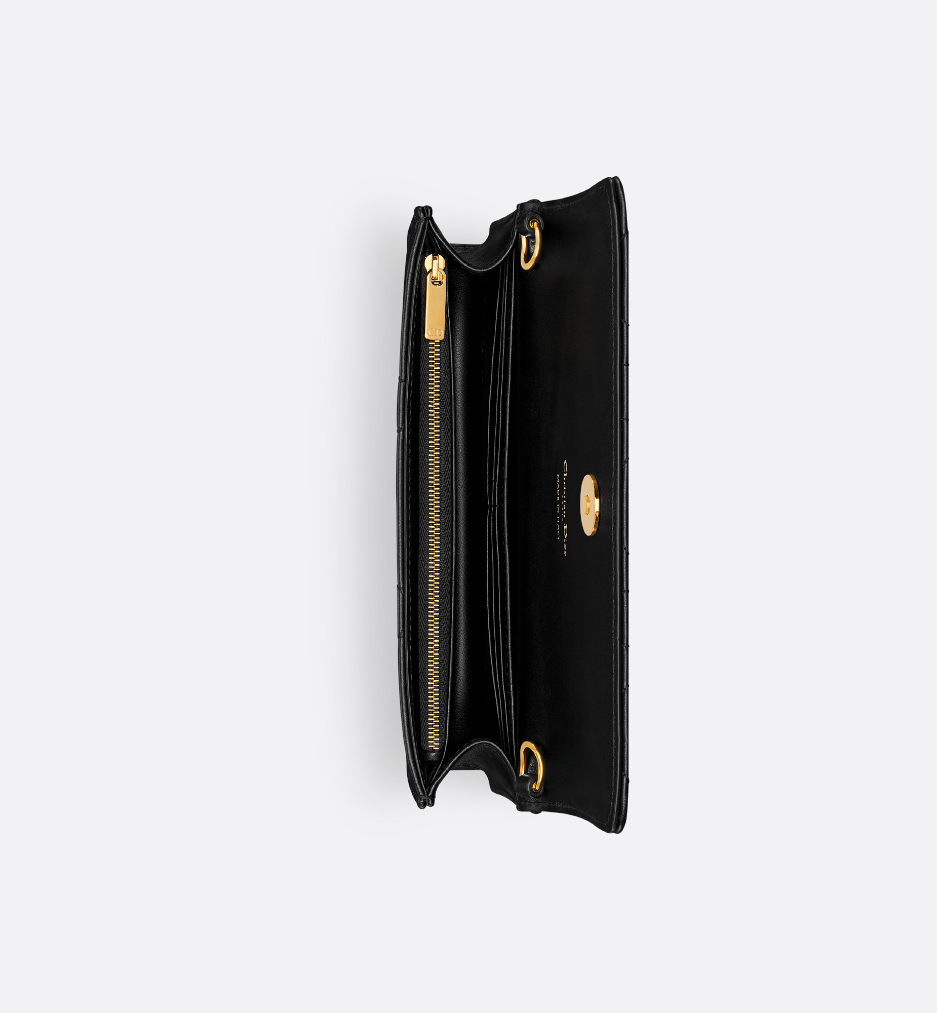 Dior Caro Pouch with Chain and Crystals - 3