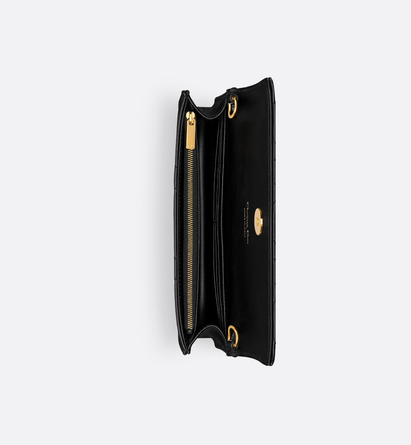 Dior Caro Pouch with Chain and Crystals 3