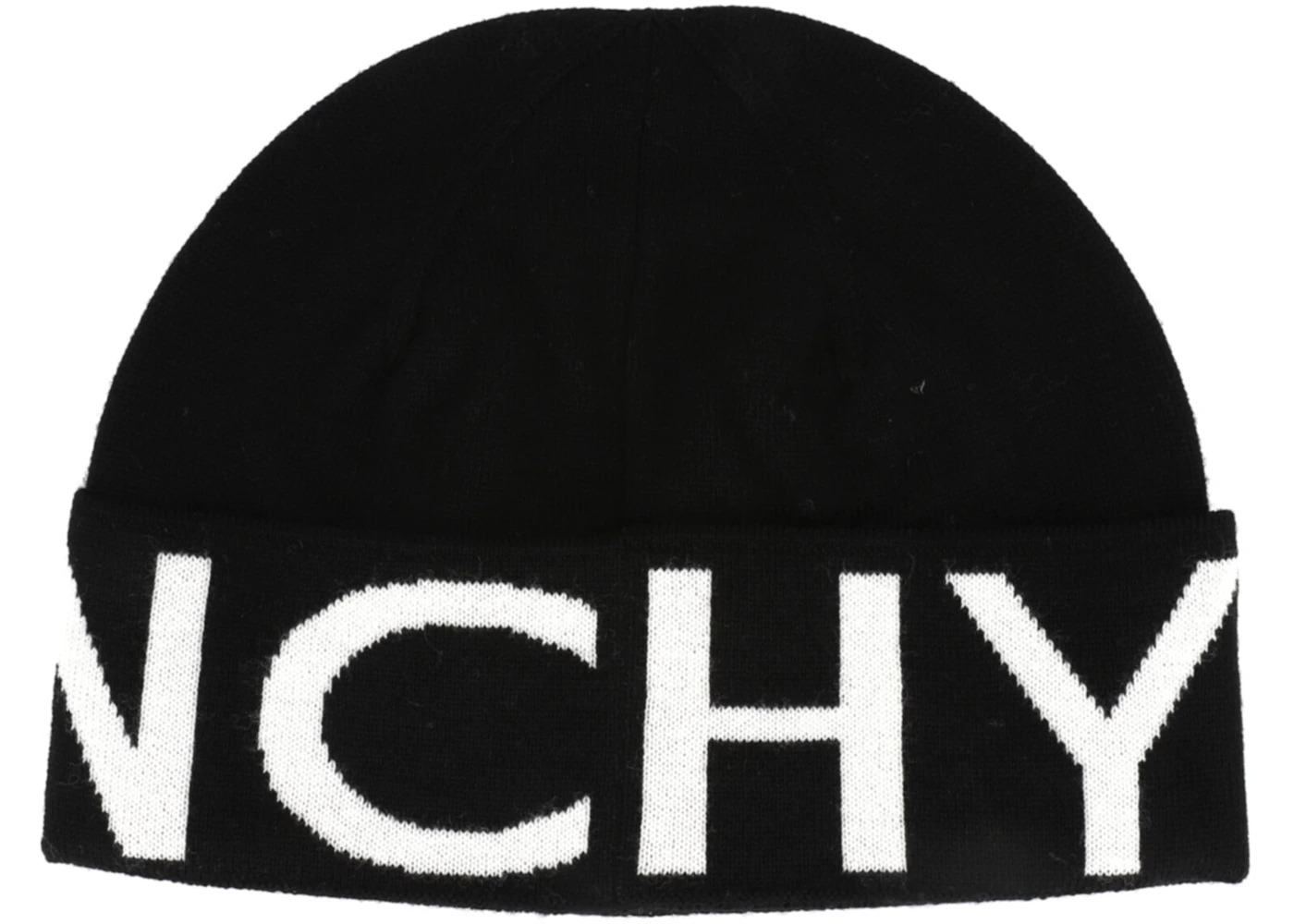 Givenchy Jacquard Logo Beanie Black/White - 2