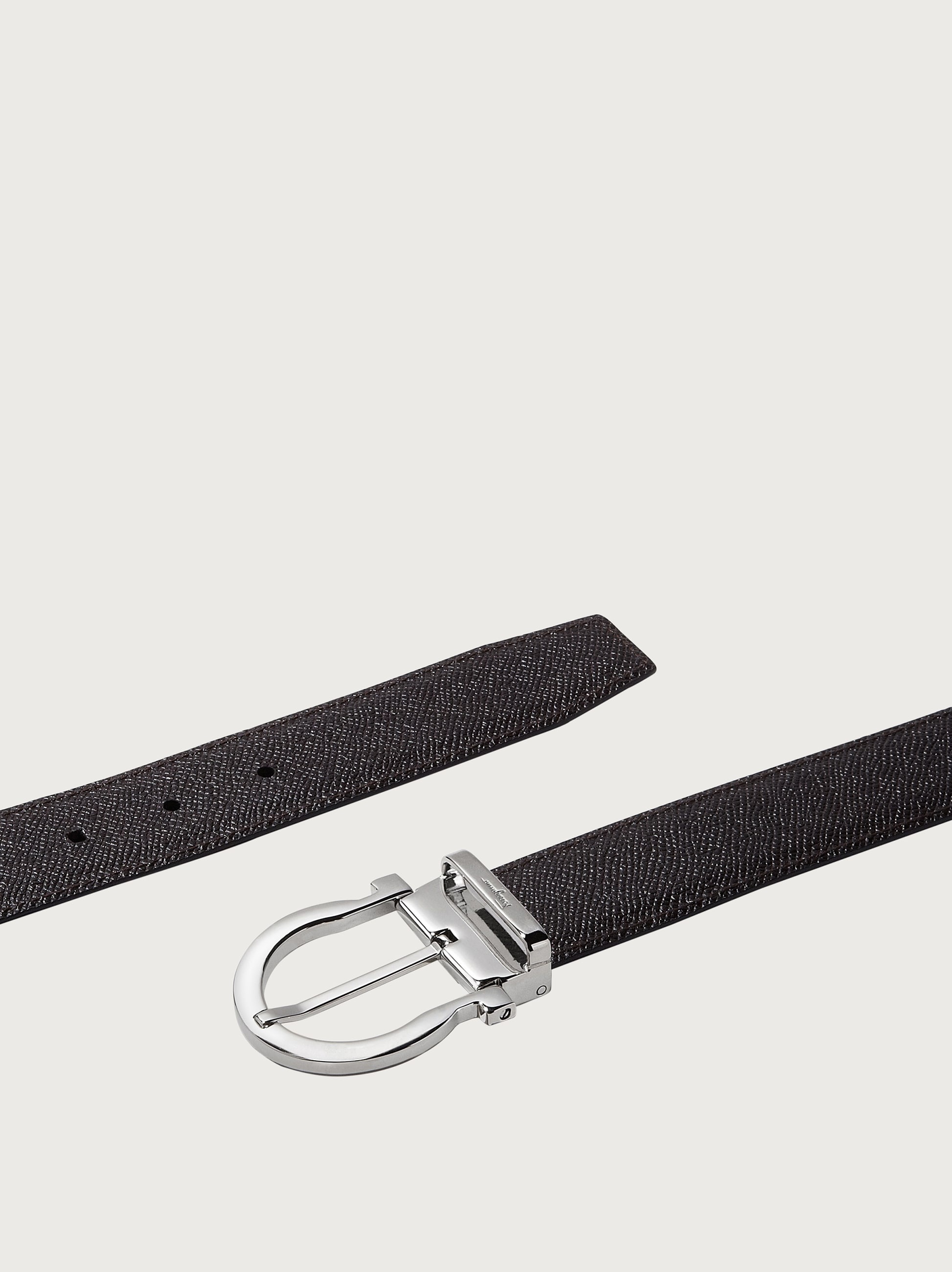 Reversible and adjustable Gancini belt - 2