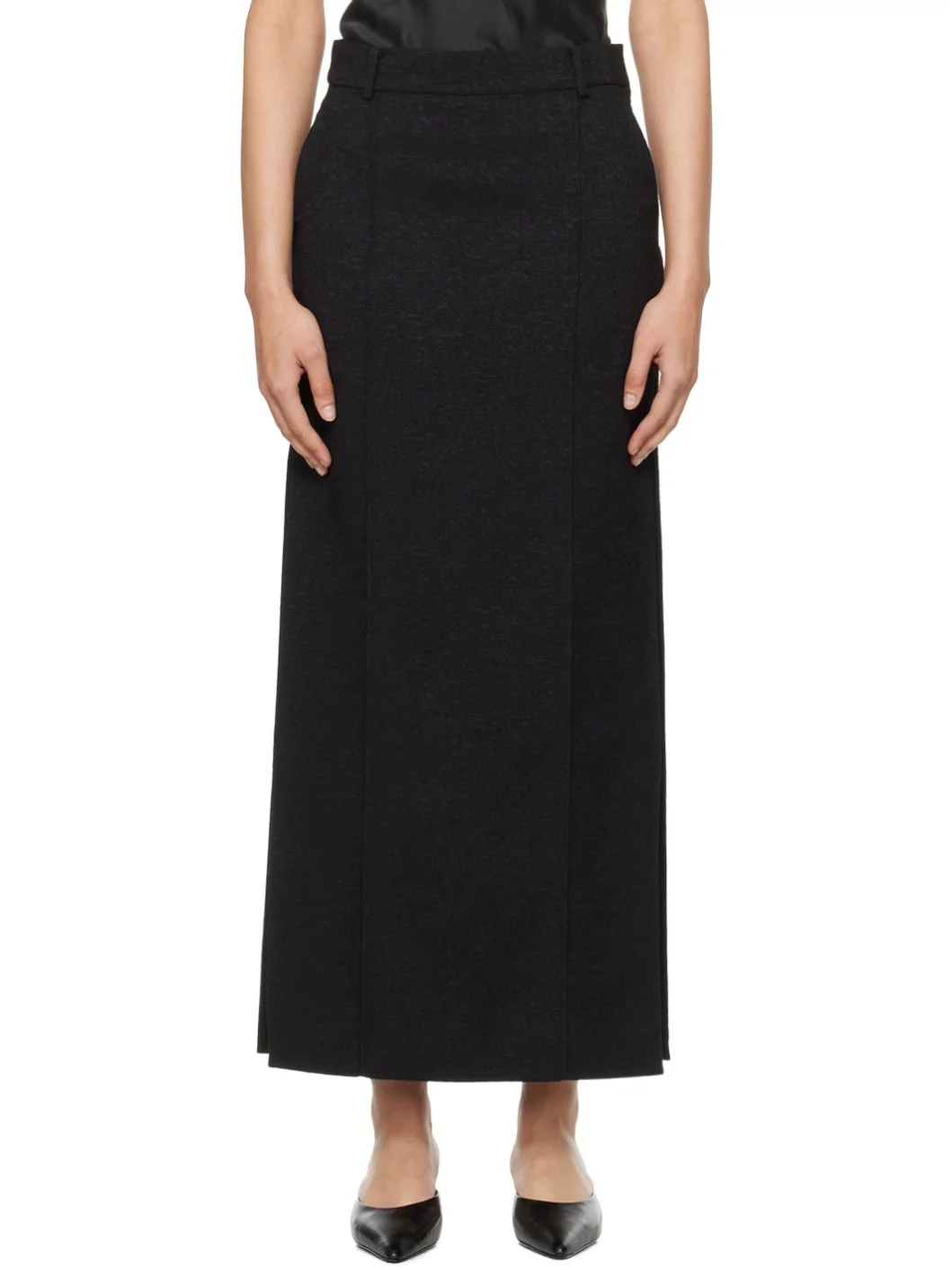 Black Rossa Maxi Skirt - 1