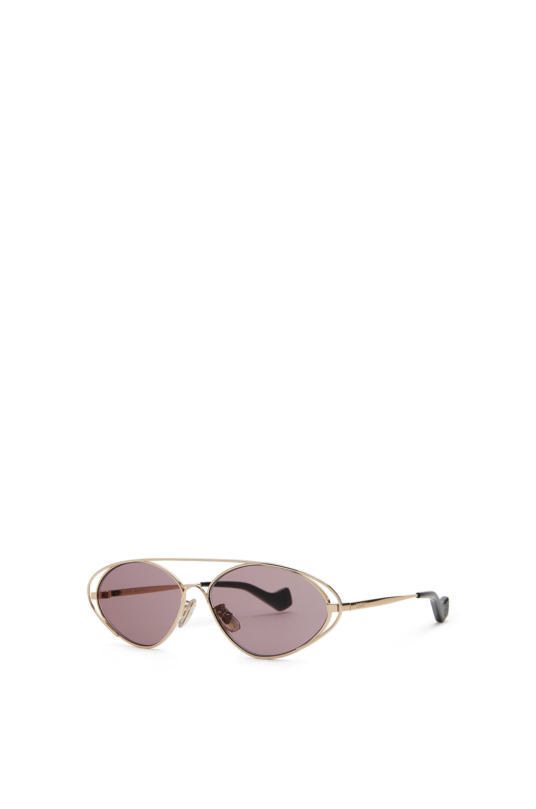 Metal oval sunglasses - 3