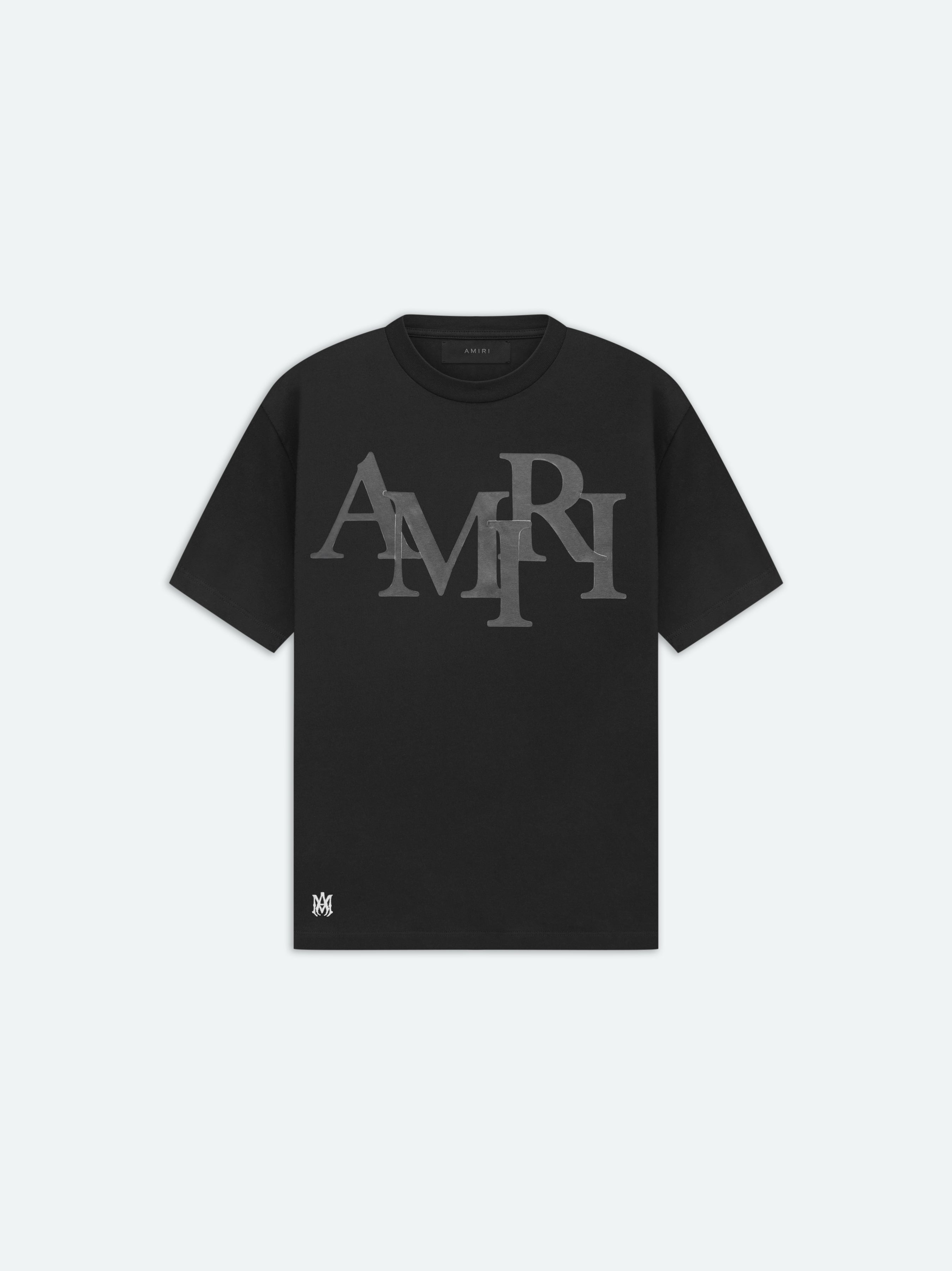 AMIRI STAGGERED LOGO TEE - 1