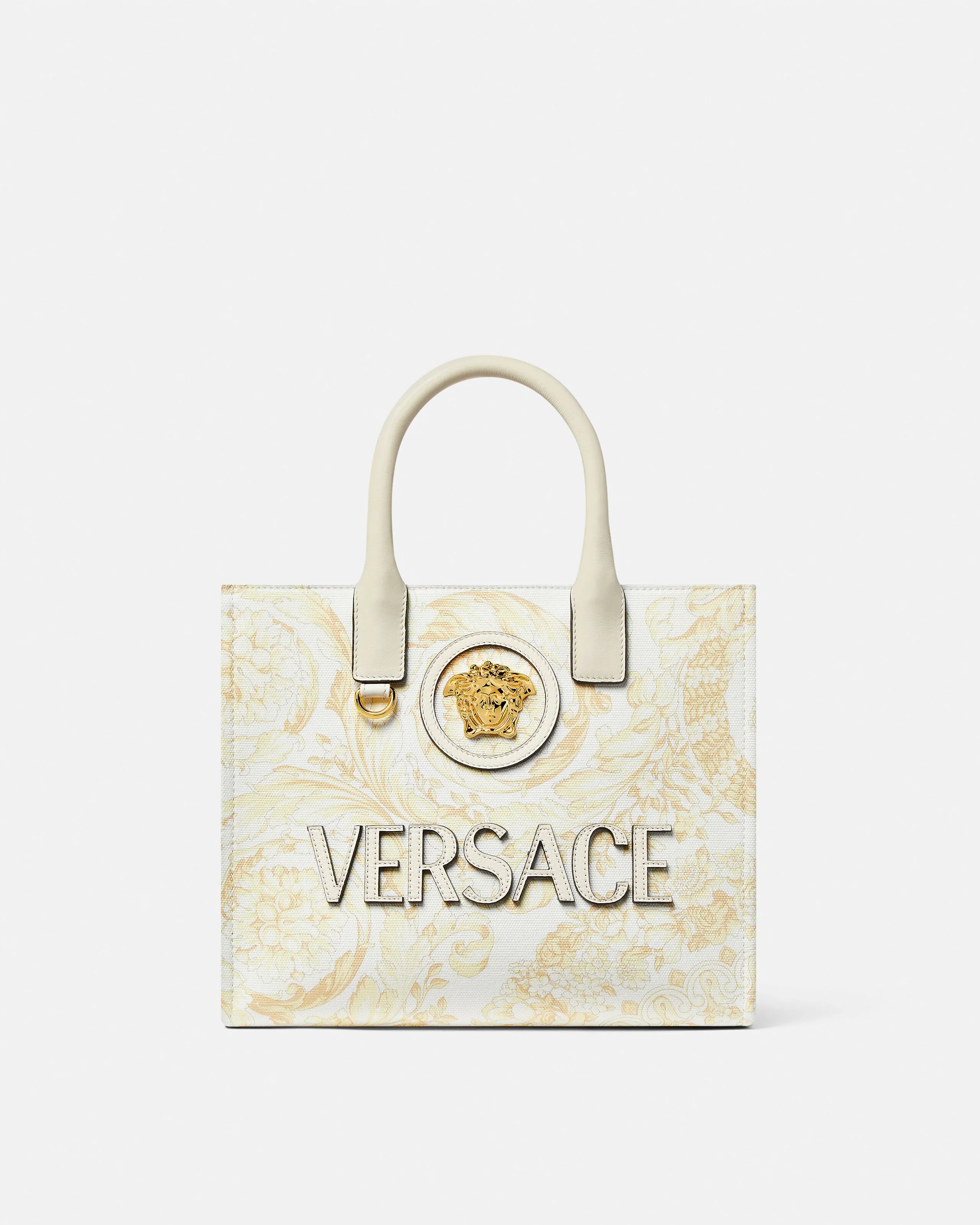 La Medusa Printed Small Canvas Tote - 1