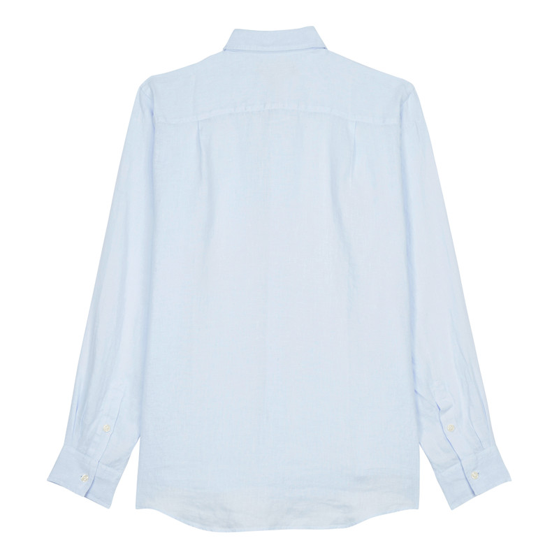 Vilebrequin Men Linen Shirt Solid outlook