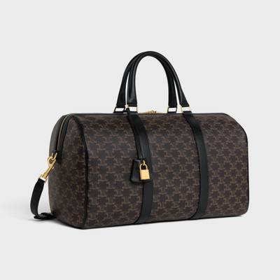 CELINE Medium Travel Bag in Triomphe Canvas and calfskin outlook