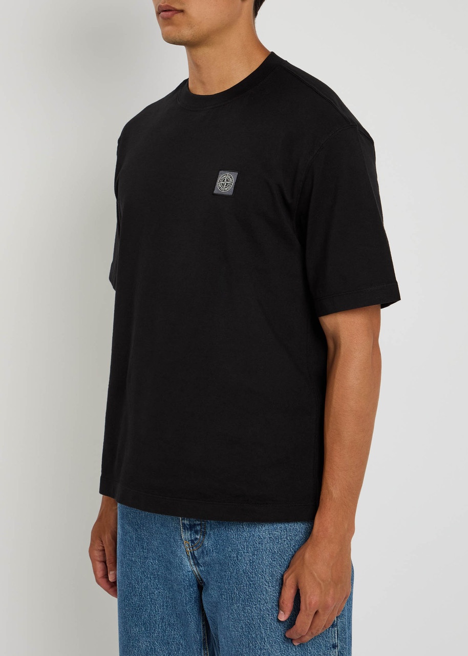 Stone Island Logo Cotton T-shirt - 2