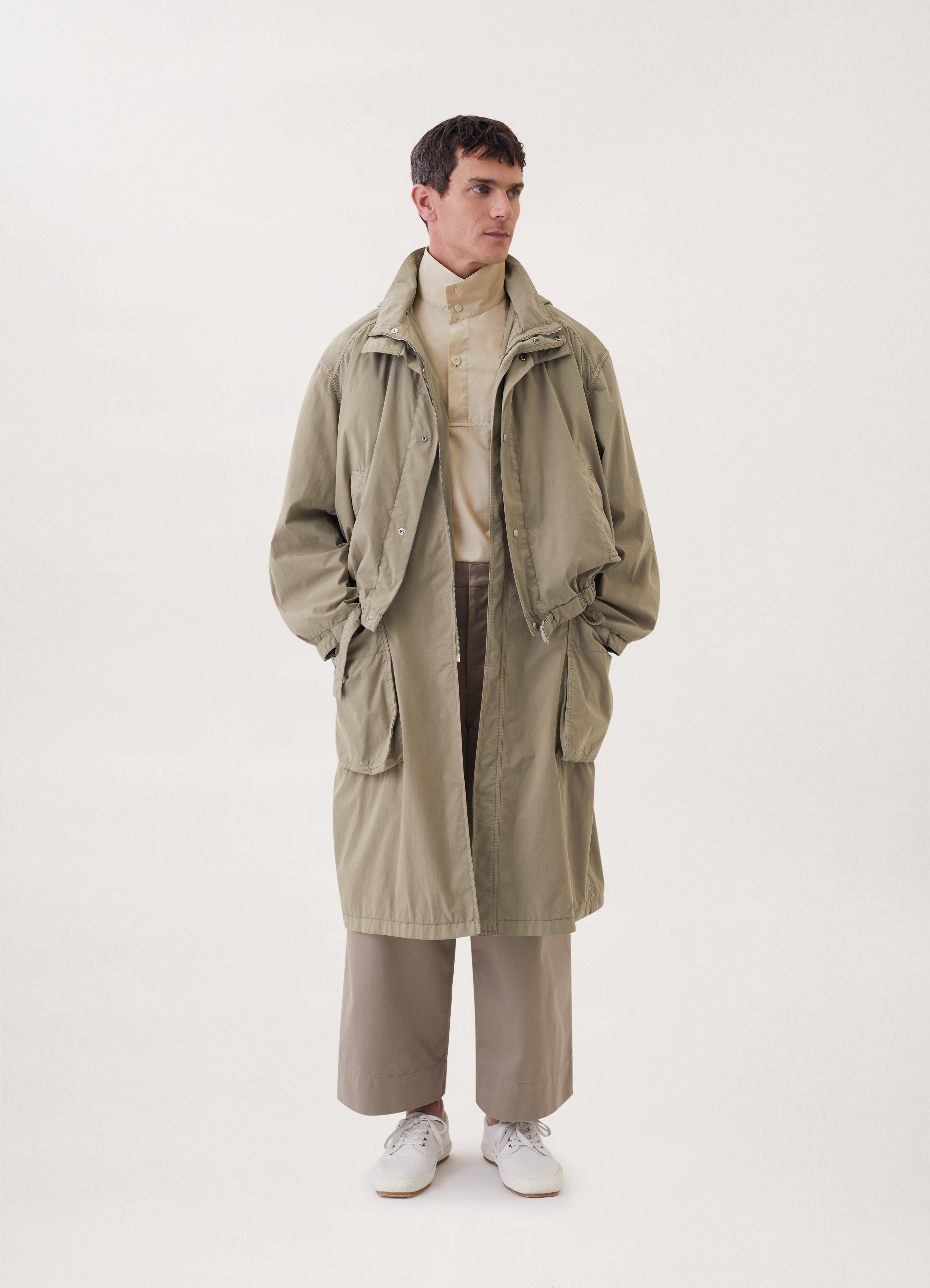 新品 | LEMAIRE Detachable Hood Raincoat Lemaire RAINCOAT WITH DETACHABLE HOOD | REVERSIBLE