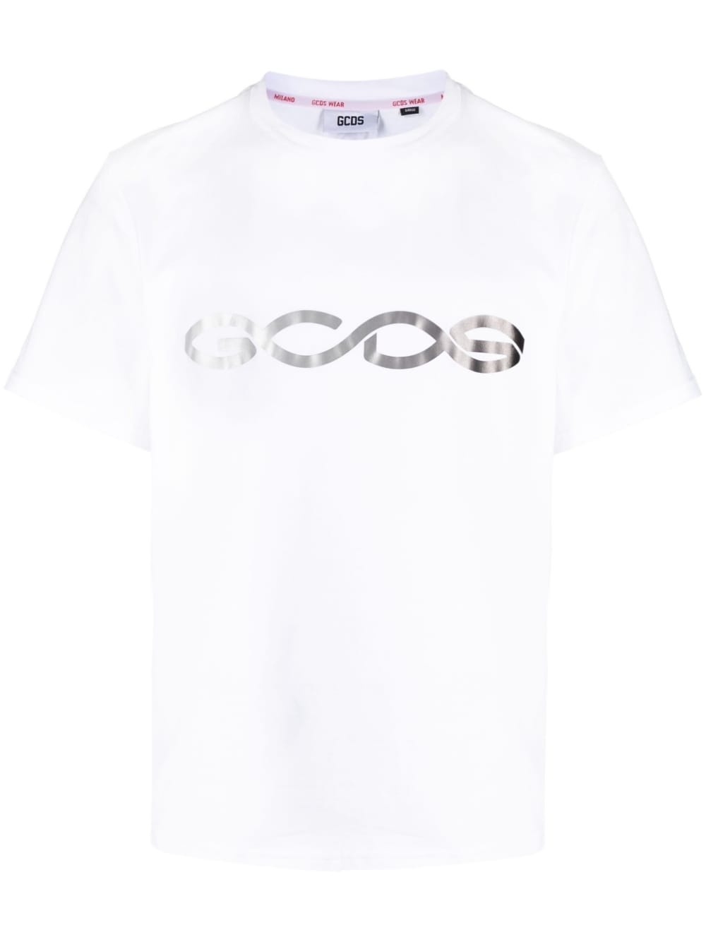 logo-print cotton T-shirt - 1