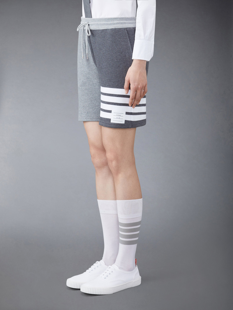 Thom Browne panelled 4-Bar cotton shorts outlook