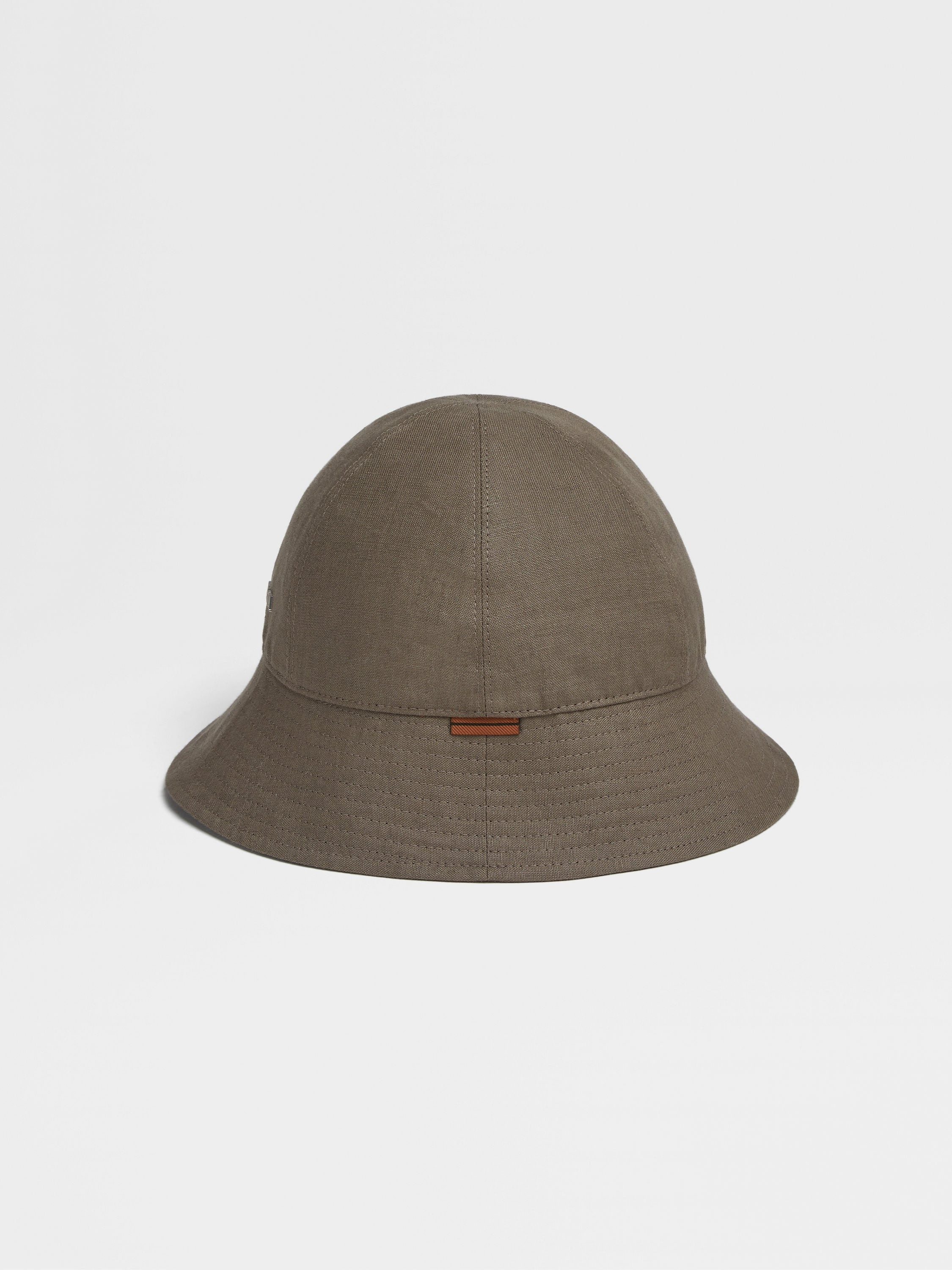 LIGHT BROWN OASI LINO BUCKET HAT - 3