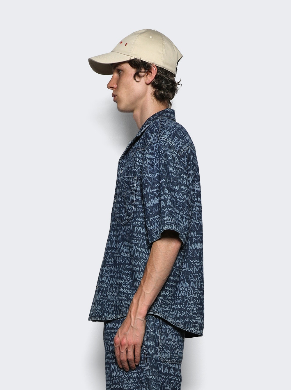 Denim Bowling Shirt Blue - 4