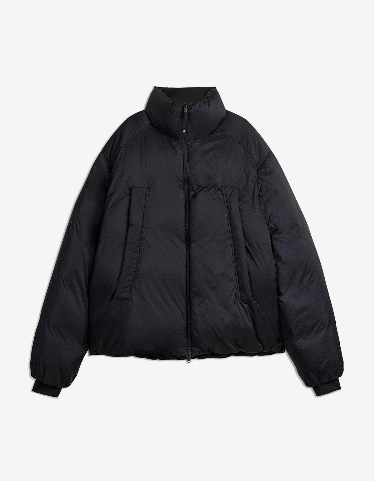 Y-3 Black Puffer Jacket - 1
