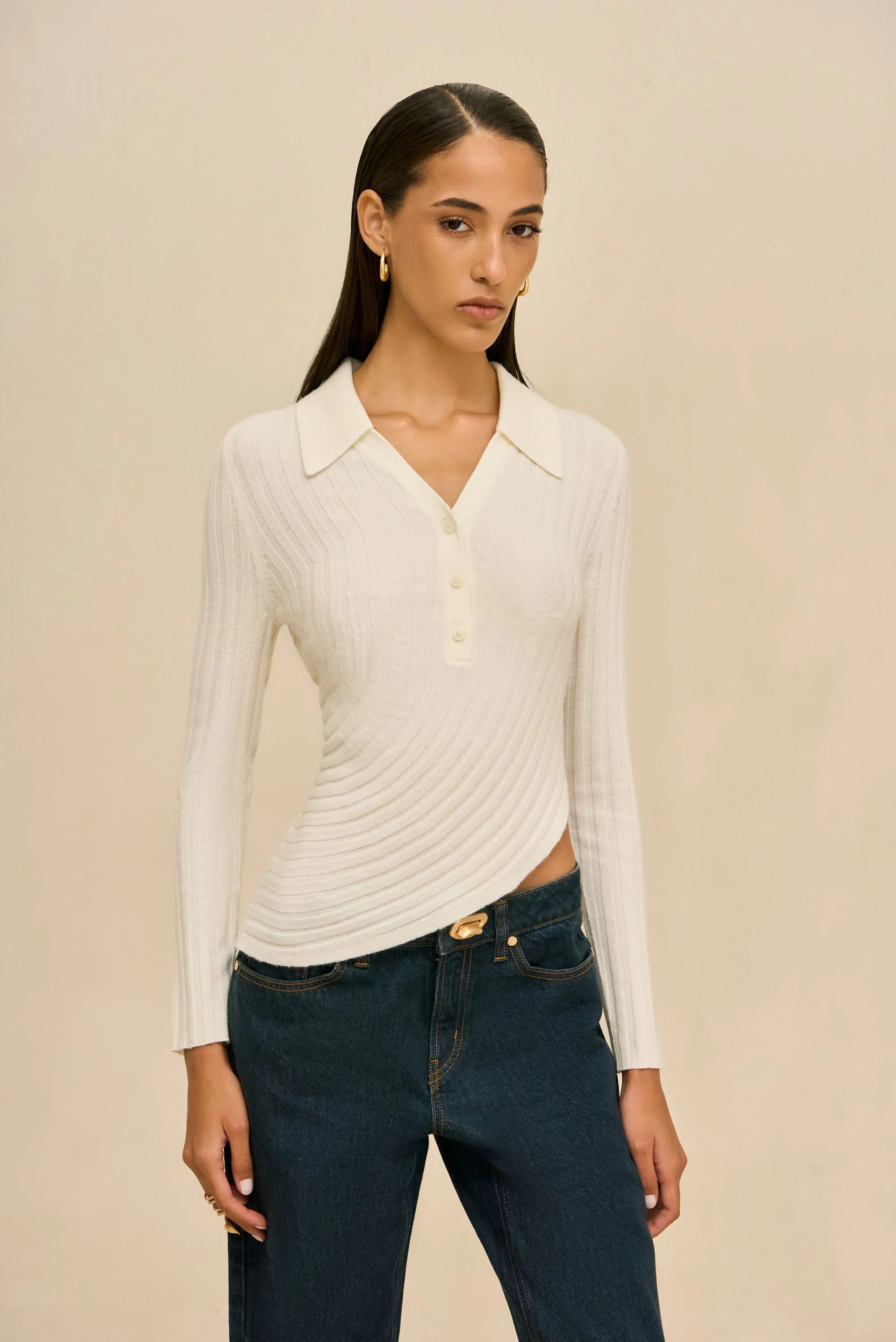 MATTEA KNIT TOP - 1