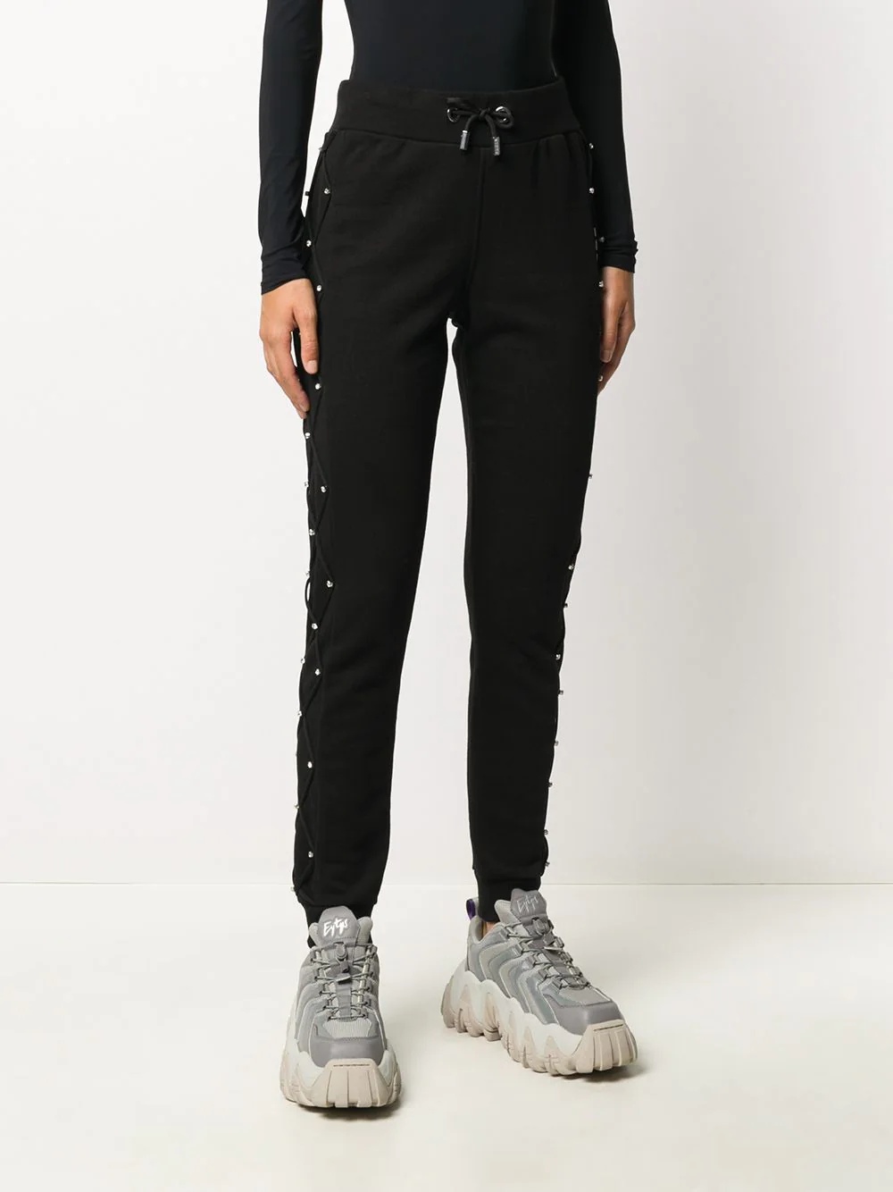 logo-print track pants - 3