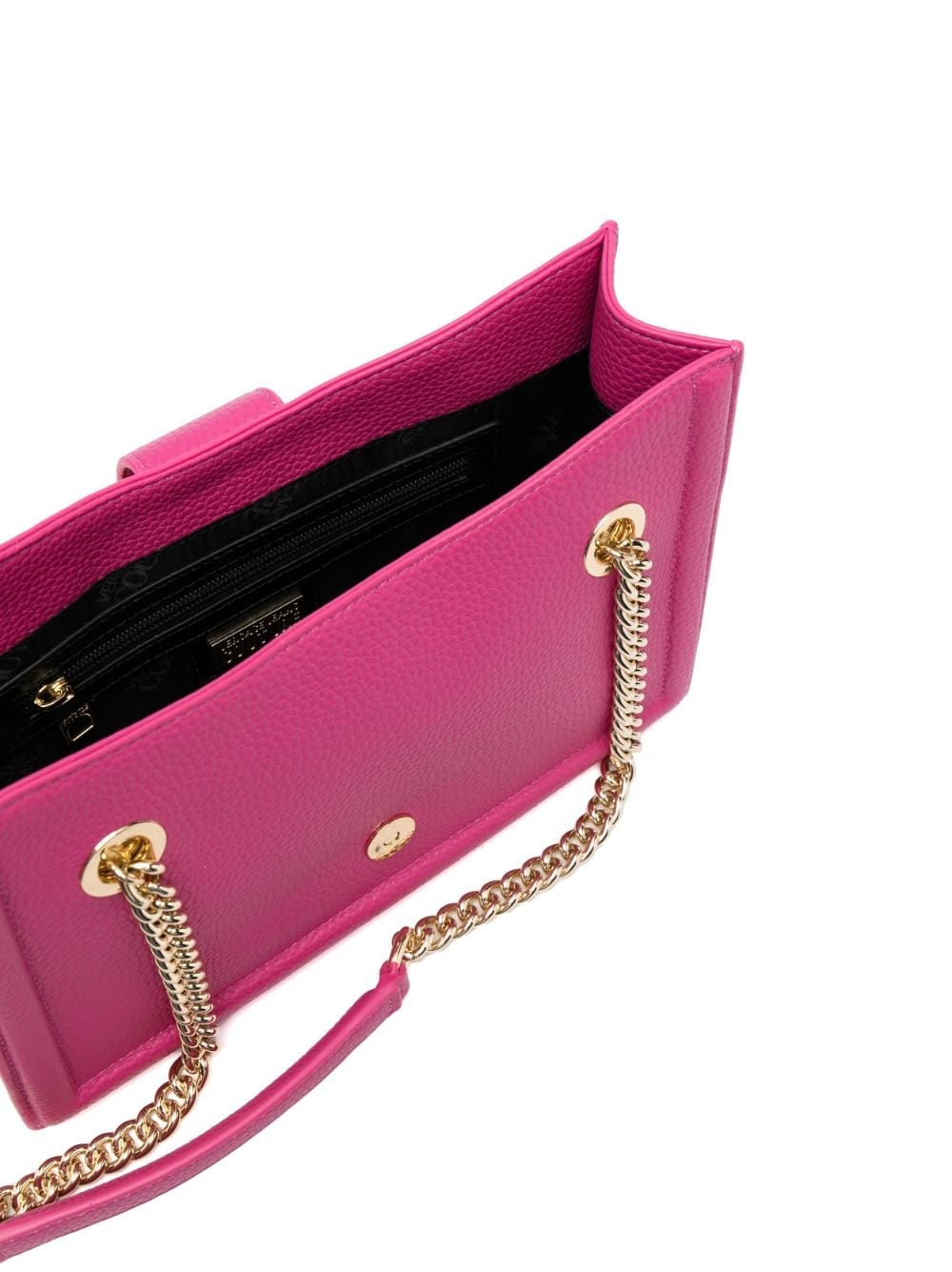 logo-engraved buckle shoulder bag - 6
