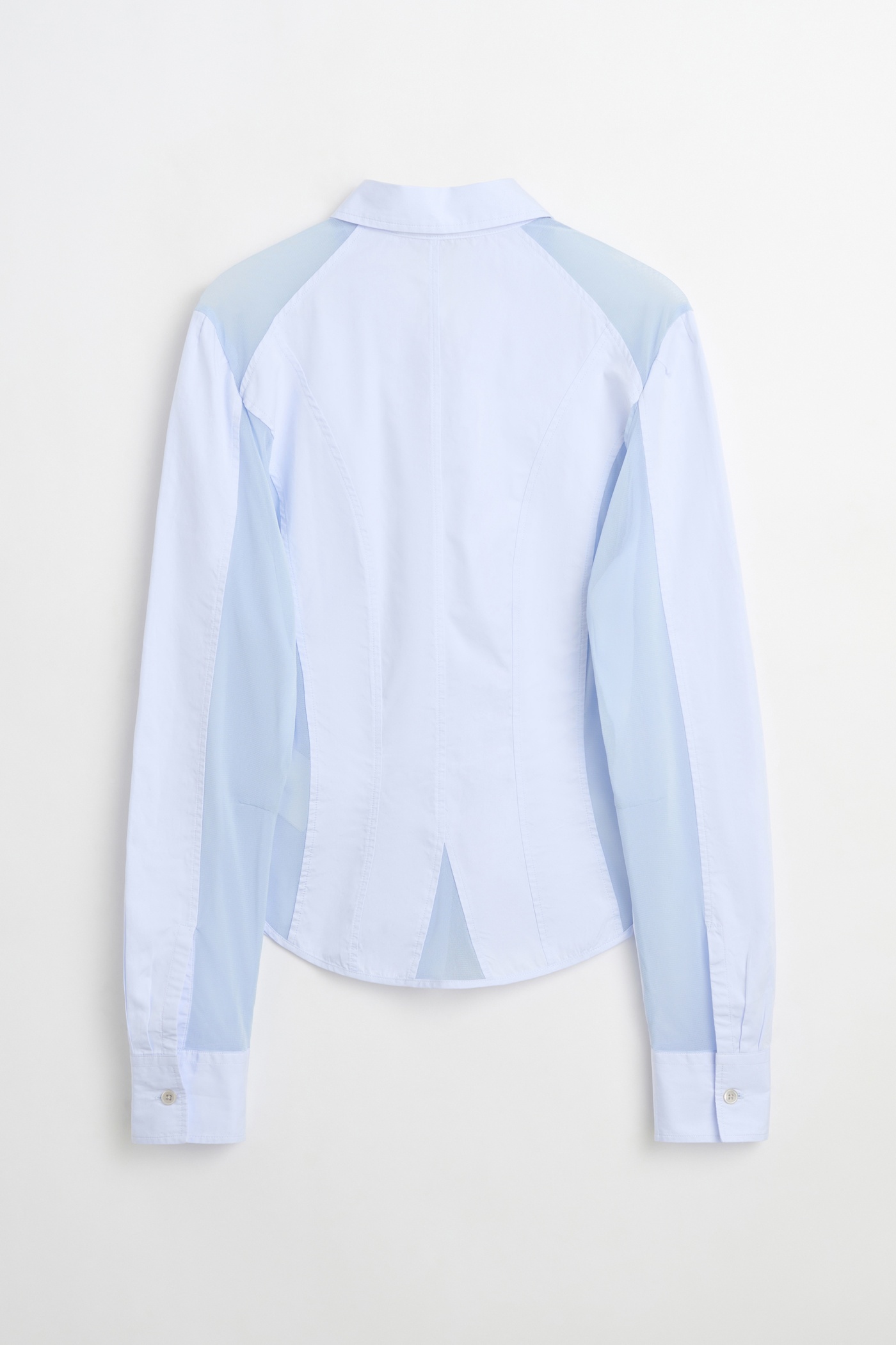 Cincher Shirt Dining Blue Poplin - 2