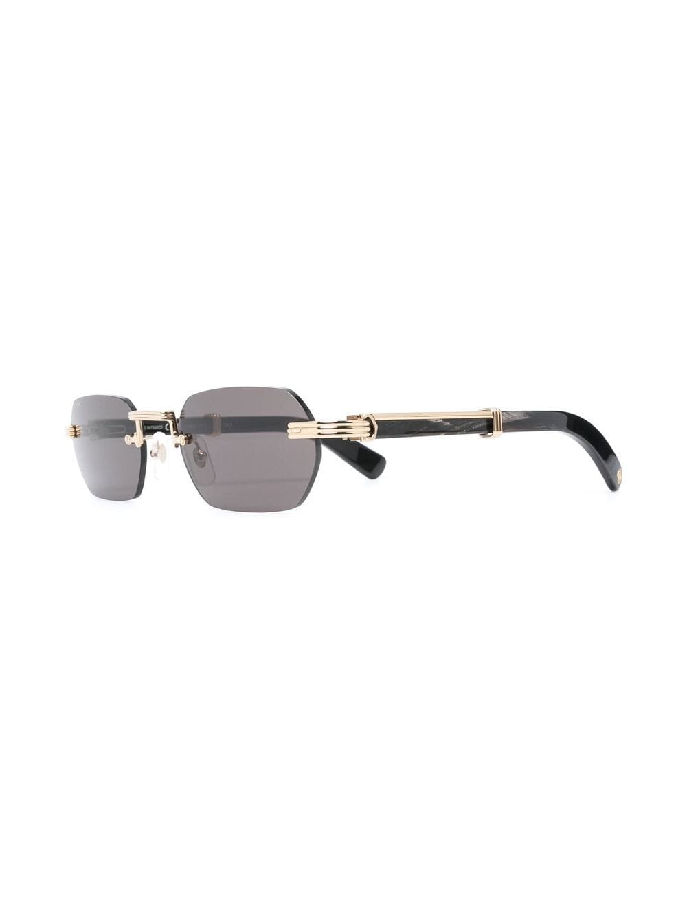 rectangle tinted sunglasses - 2