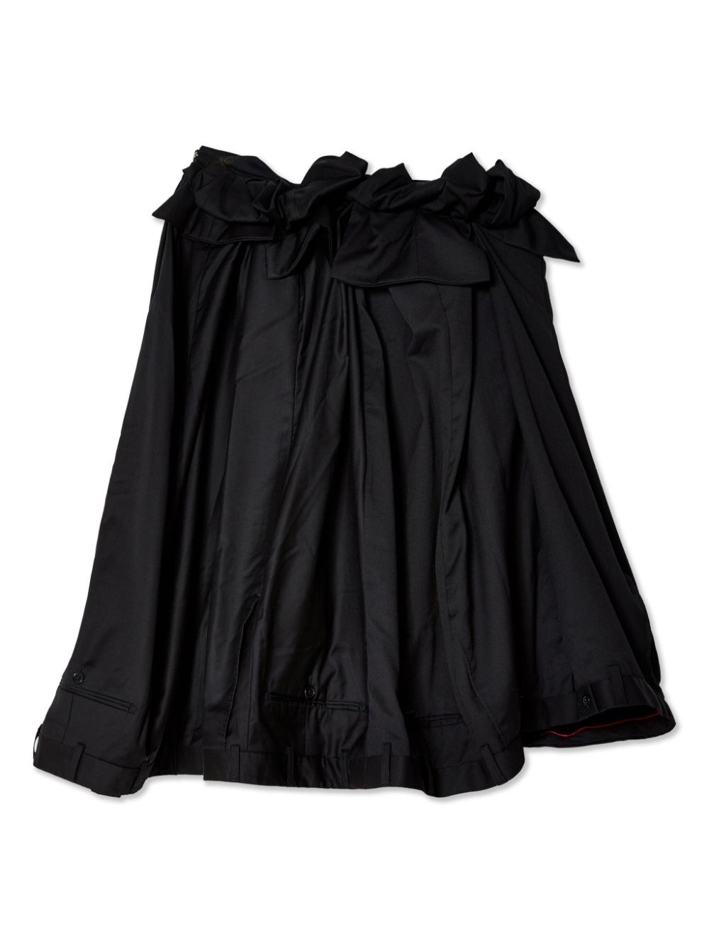 Upside Down bow-detail miniskirt - 2