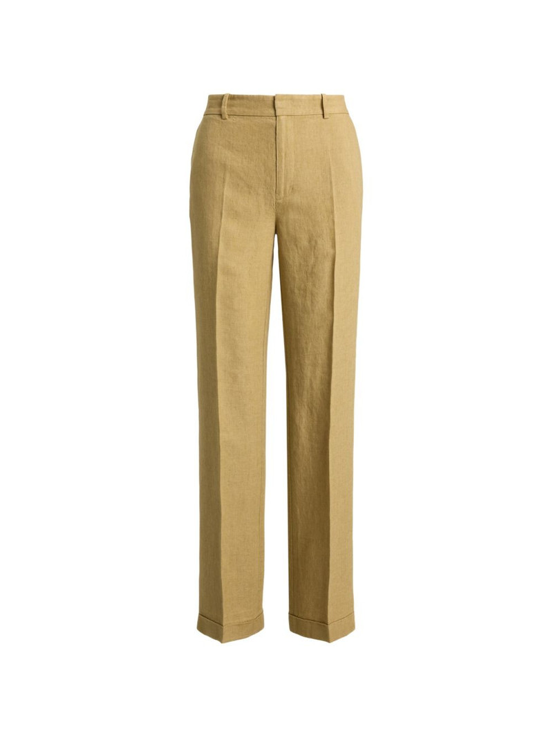 pleat-detail tailored trousers 1