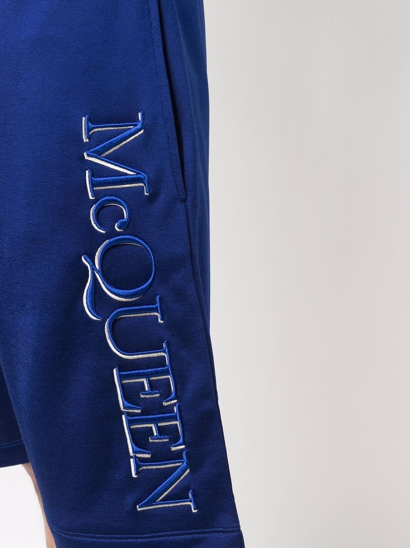 logo-embroidered track shorts 5