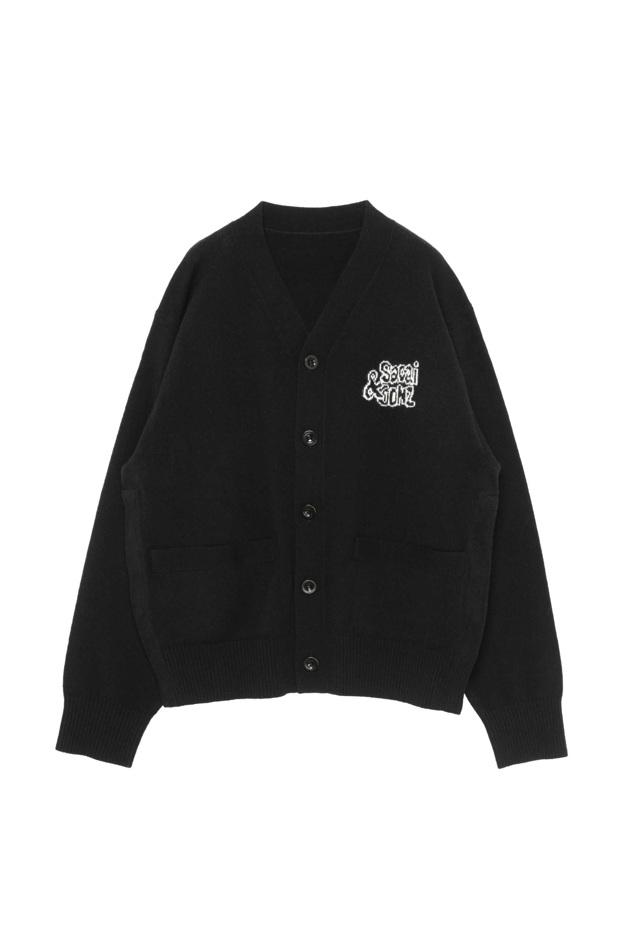 sacai Gonz Wool Knit Cardigan - 1