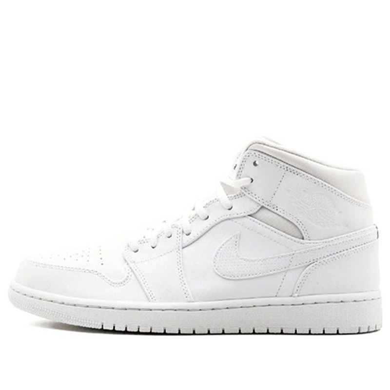 Air Jordan 1 Retro Mid 'White' 554724-110 - 1