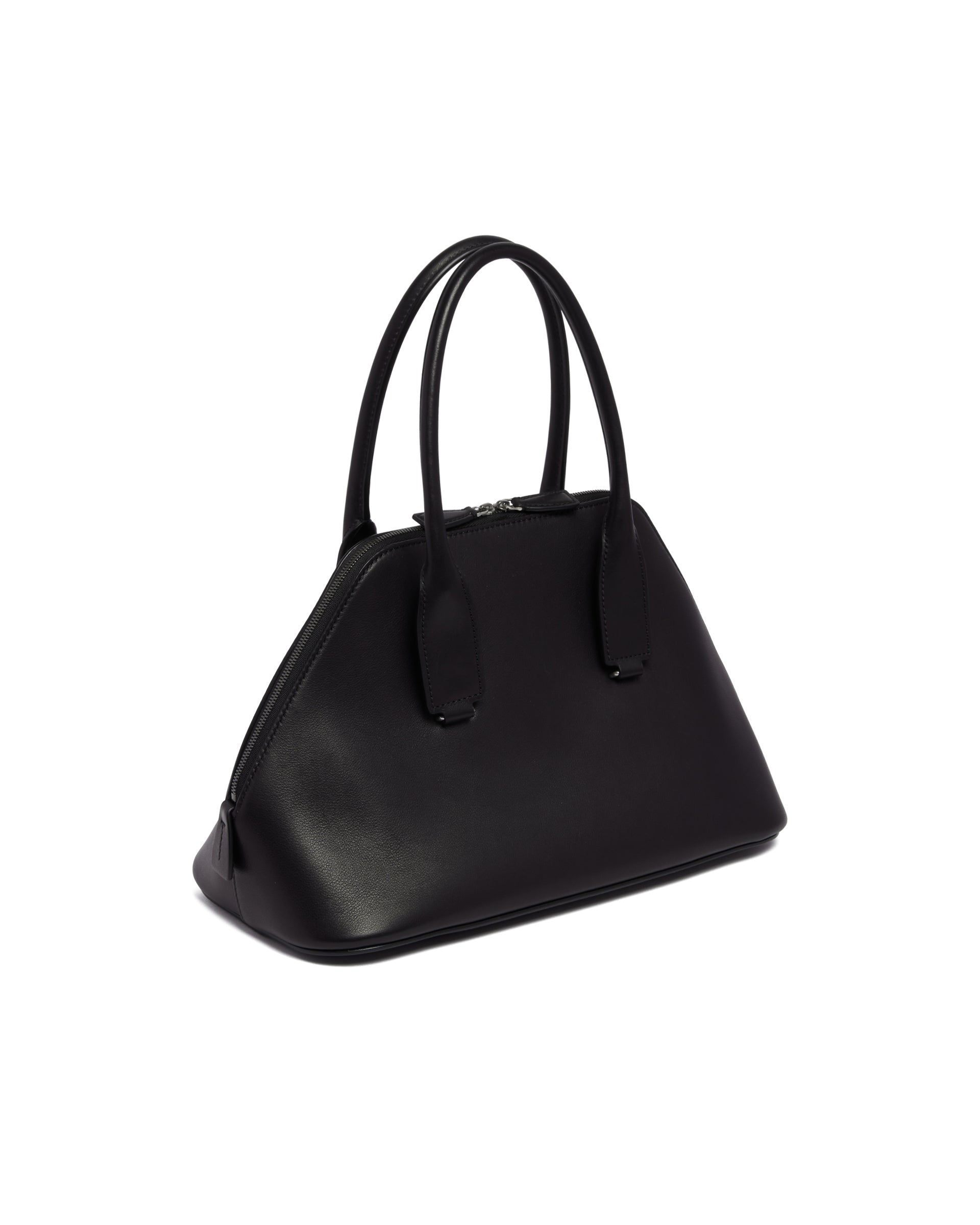 Black Devon Leather Bag - 6