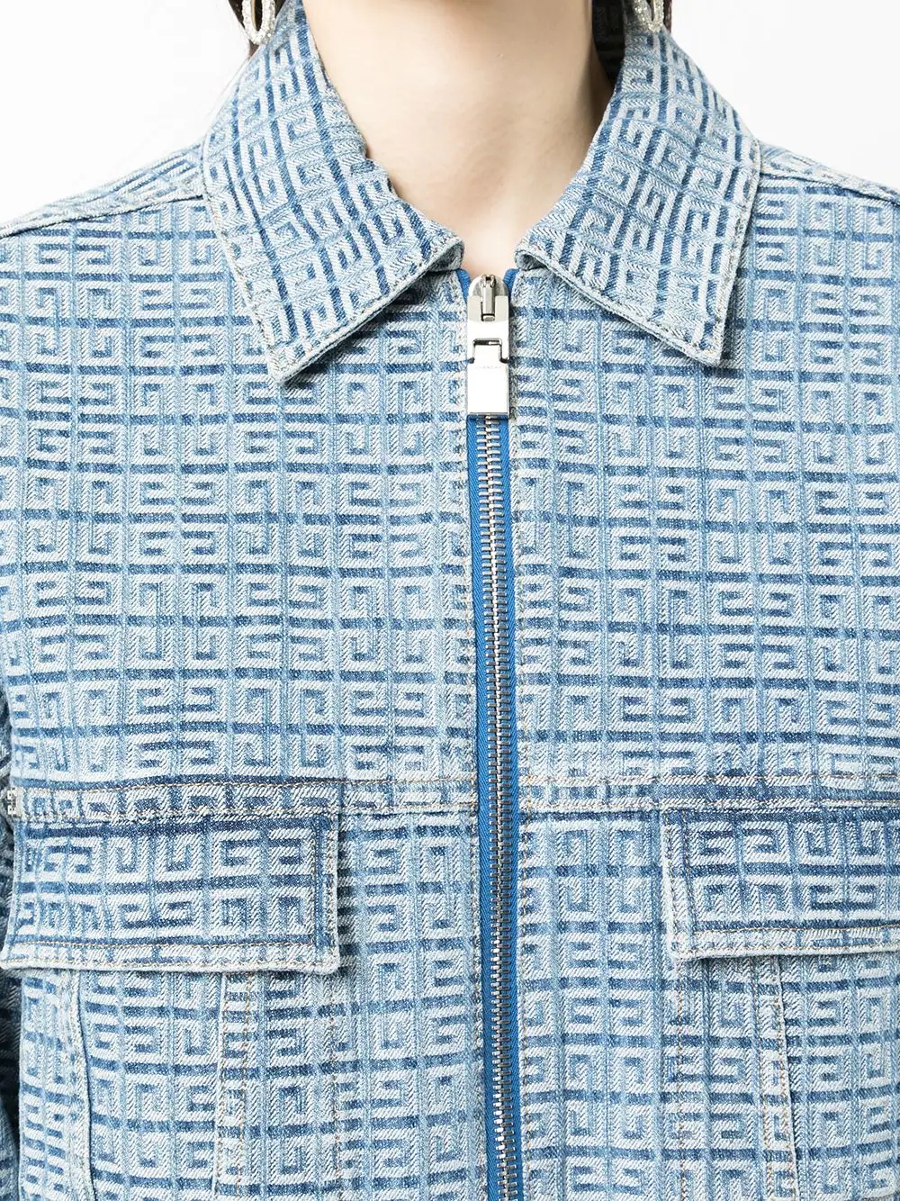 Givenchy 4G Monogram Denim Jacket - Farfetch