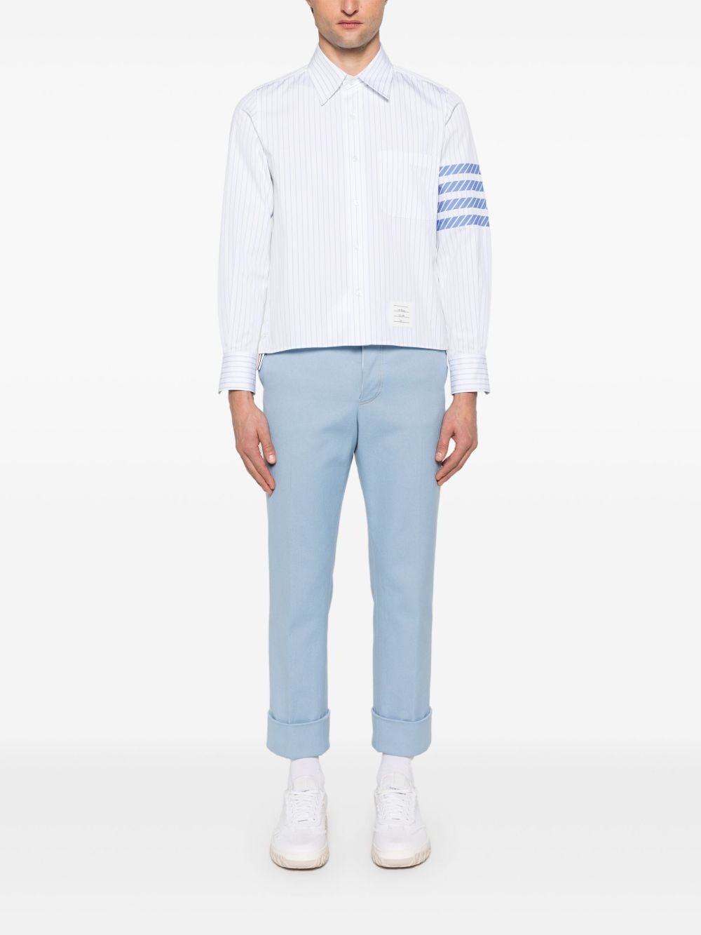 striped 4-bar shirt - 2